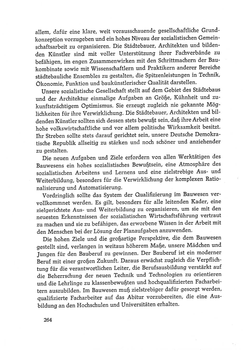 Dokumente der Sozialistischen Einheitspartei Deutschlands (SED) [Deutsche Demokratische Republik (DDR)] 1968-1969, Seite 264 (Dok. SED DDR 1968-1969, S. 264)