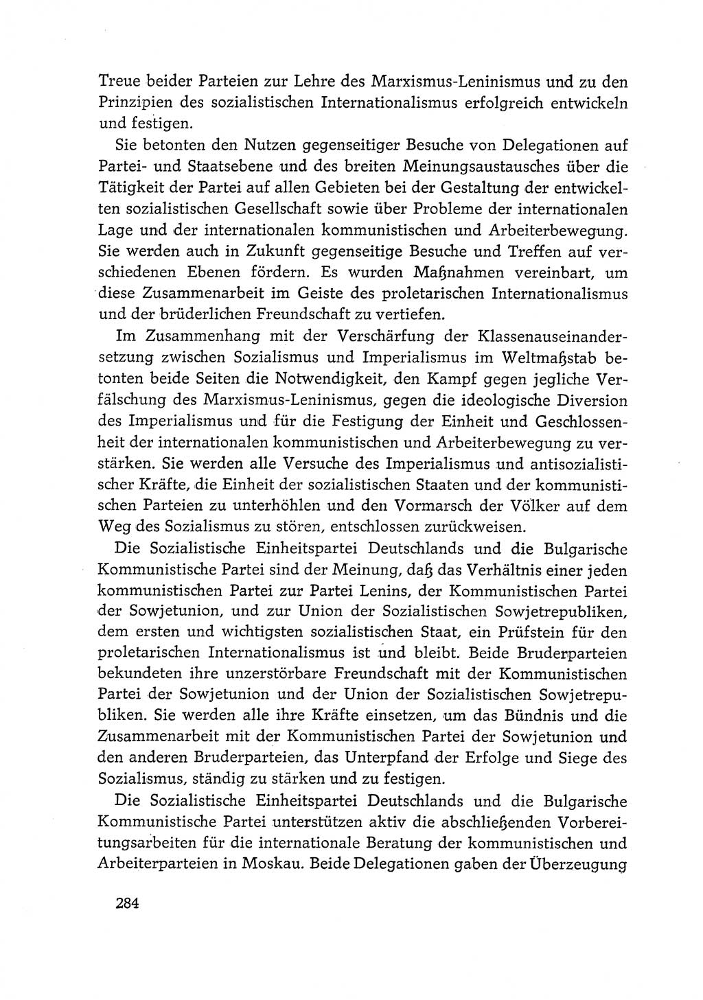 Dokumente der Sozialistischen Einheitspartei Deutschlands (SED) [Deutsche Demokratische Republik (DDR)] 1968-1969, Seite 284 (Dok. SED DDR 1968-1969, S. 284)