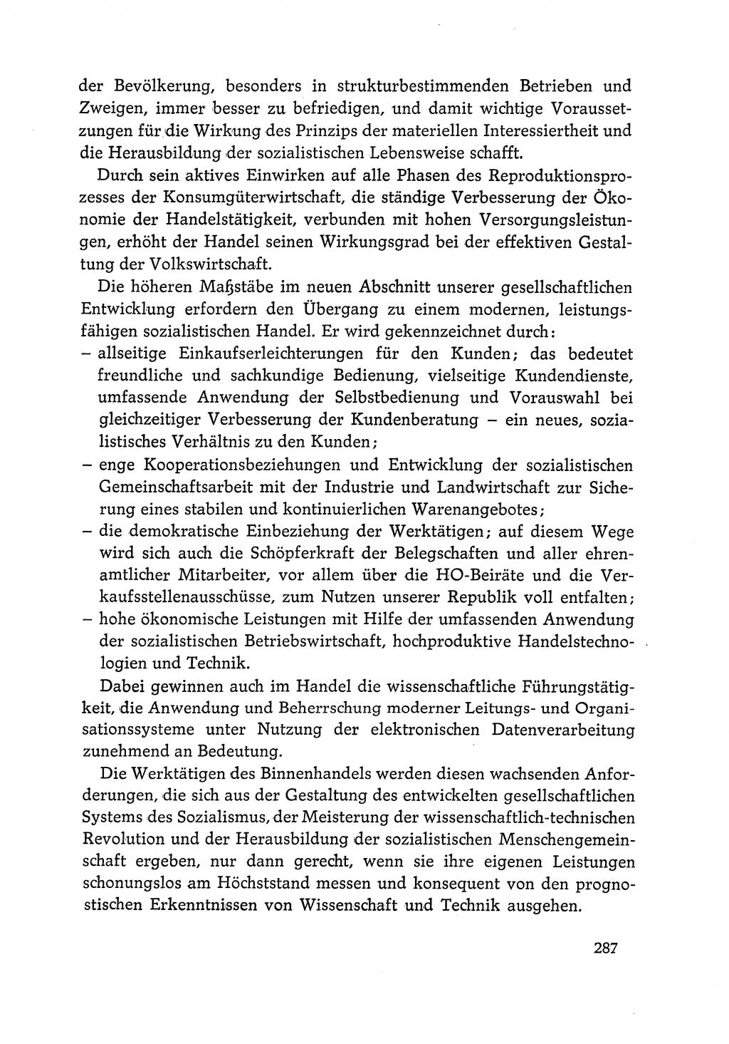 Dokumente der Sozialistischen Einheitspartei Deutschlands (SED) [Deutsche Demokratische Republik (DDR)] 1968-1969, Seite 287 (Dok. SED DDR 1968-1969, S. 287)