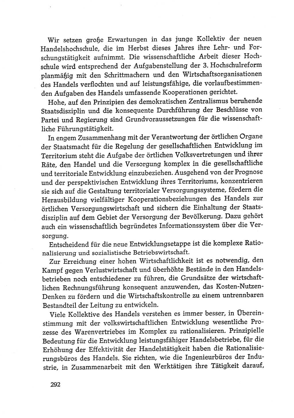 Dokumente der Sozialistischen Einheitspartei Deutschlands (SED) [Deutsche Demokratische Republik (DDR)] 1968-1969, Seite 292 (Dok. SED DDR 1968-1969, S. 292)