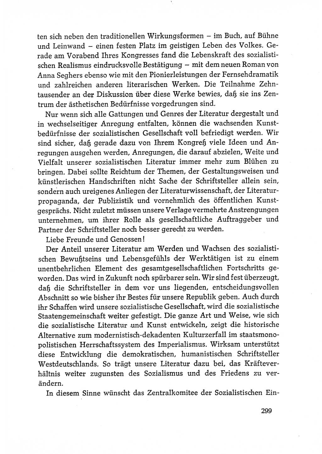 Dokumente der Sozialistischen Einheitspartei Deutschlands (SED) [Deutsche Demokratische Republik (DDR)] 1968-1969, Seite 299 (Dok. SED DDR 1968-1969, S. 299)