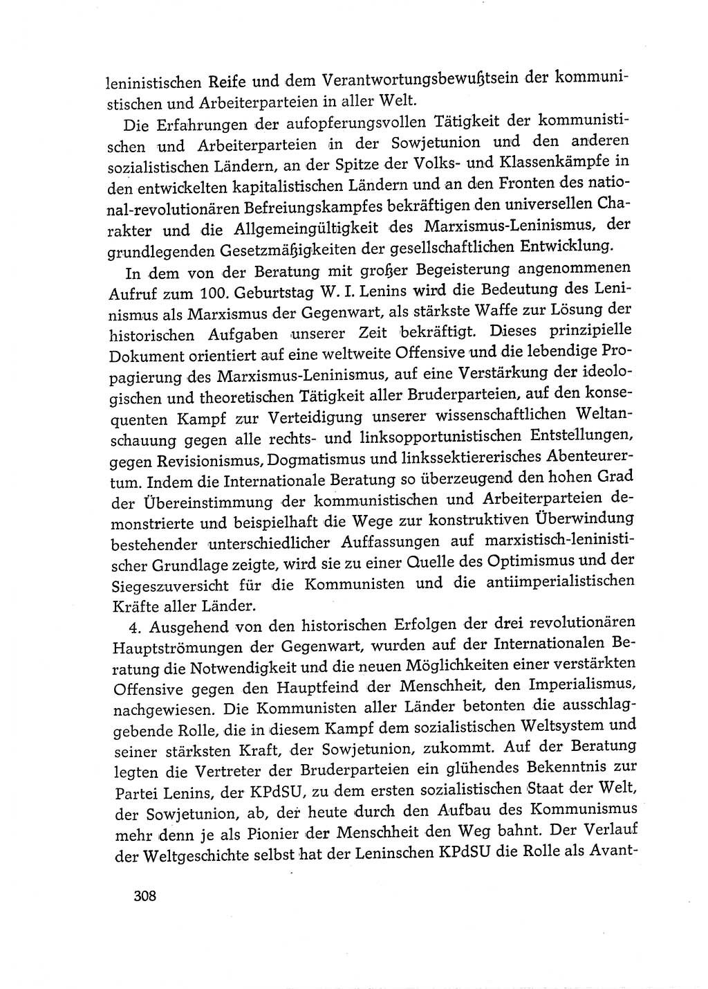 Dokumente der Sozialistischen Einheitspartei Deutschlands (SED) [Deutsche Demokratische Republik (DDR)] 1968-1969, Seite 308 (Dok. SED DDR 1968-1969, S. 308)
