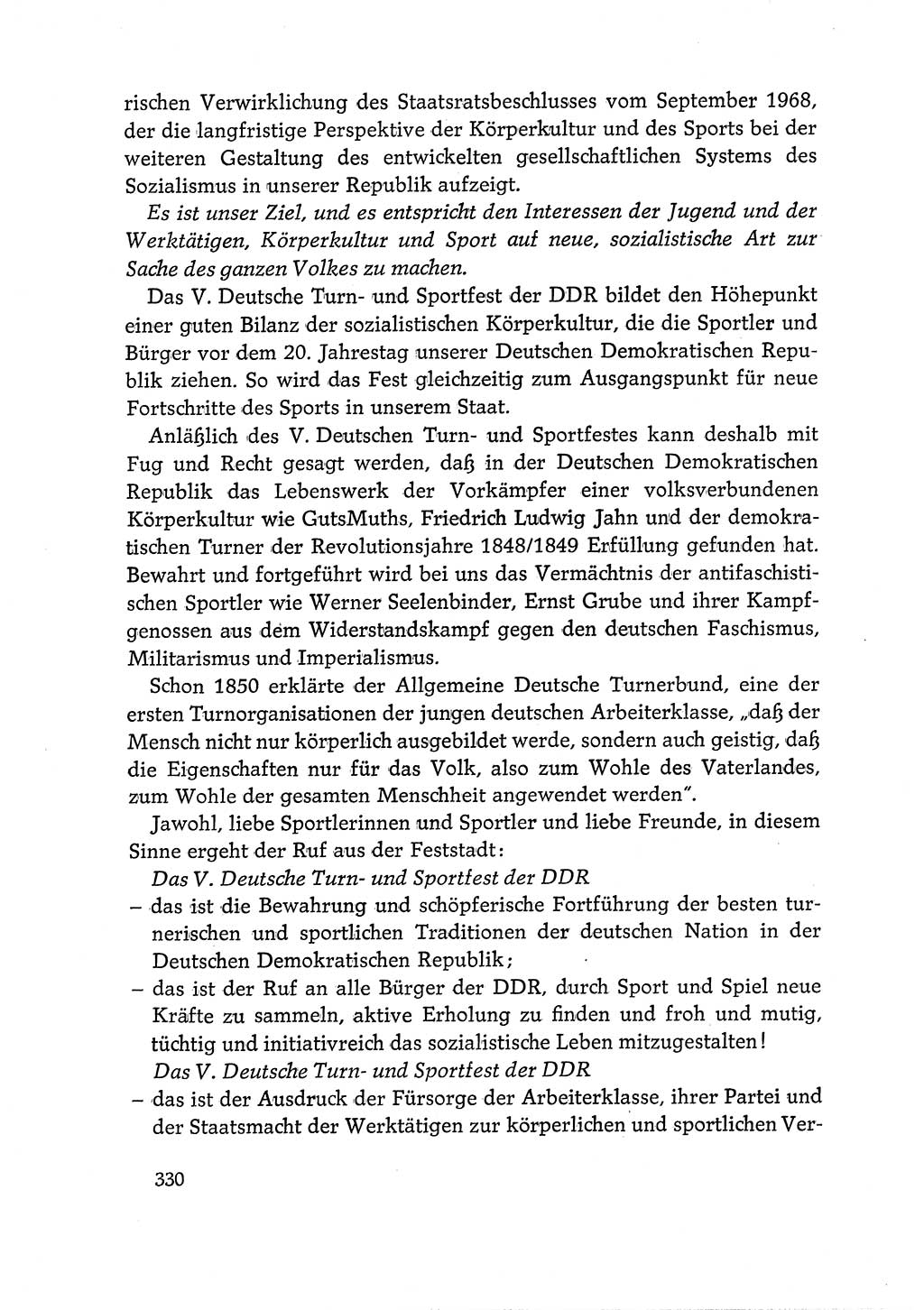 Dokumente der Sozialistischen Einheitspartei Deutschlands (SED) [Deutsche Demokratische Republik (DDR)] 1968-1969, Seite 330 (Dok. SED DDR 1968-1969, S. 330)