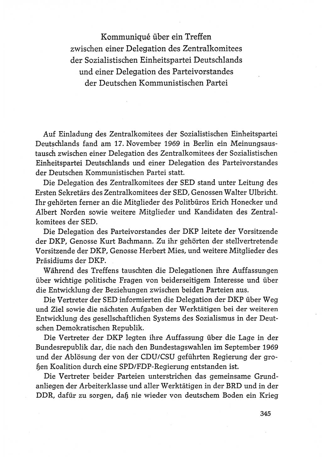 Dokumente der Sozialistischen Einheitspartei Deutschlands (SED) [Deutsche Demokratische Republik (DDR)] 1968-1969, Seite 345 (Dok. SED DDR 1968-1969, S. 345)