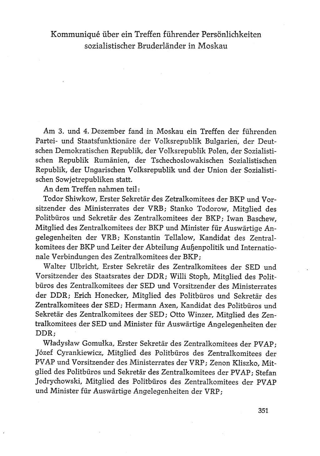 Dokumente der Sozialistischen Einheitspartei Deutschlands (SED) [Deutsche Demokratische Republik (DDR)] 1968-1969, Seite 351 (Dok. SED DDR 1968-1969, S. 351)