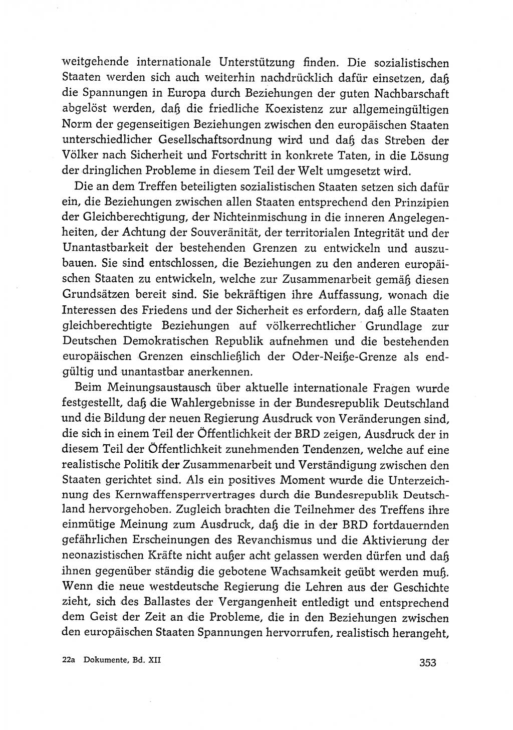 Dokumente der Sozialistischen Einheitspartei Deutschlands (SED) [Deutsche Demokratische Republik (DDR)] 1968-1969, Seite 353 (Dok. SED DDR 1968-1969, S. 353)