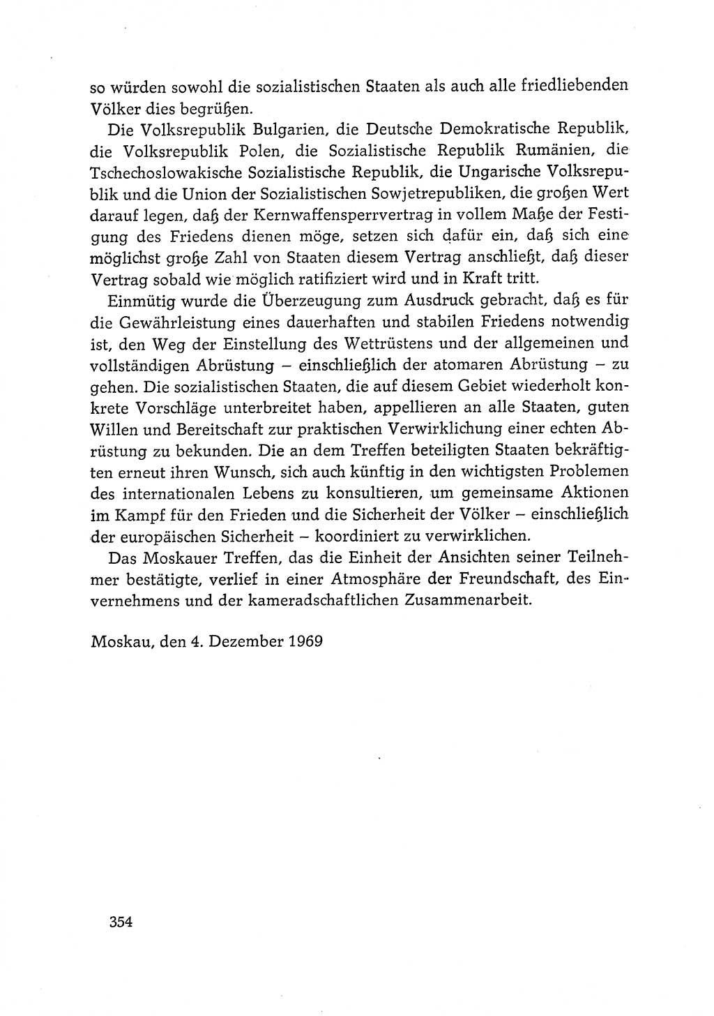 Dokumente der Sozialistischen Einheitspartei Deutschlands (SED) [Deutsche Demokratische Republik (DDR)] 1968-1969, Seite 354 (Dok. SED DDR 1968-1969, S. 354)