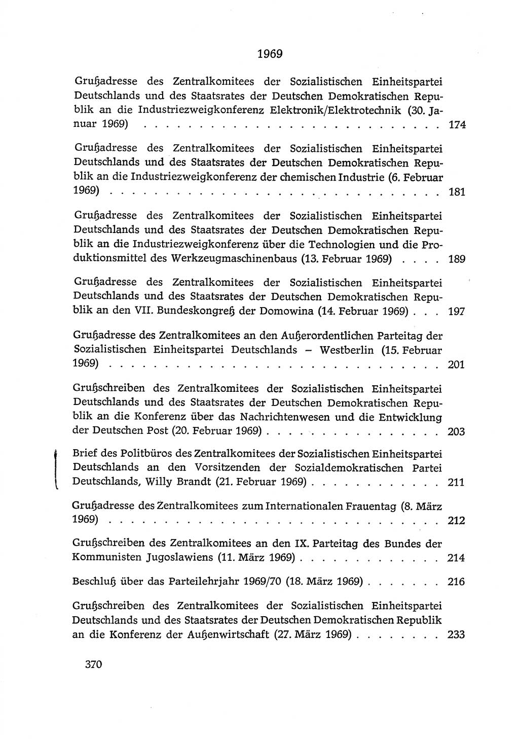 Dokumente der Sozialistischen Einheitspartei Deutschlands (SED) [Deutsche Demokratische Republik (DDR)] 1968-1969, Seite 370 (Dok. SED DDR 1968-1969, S. 370)