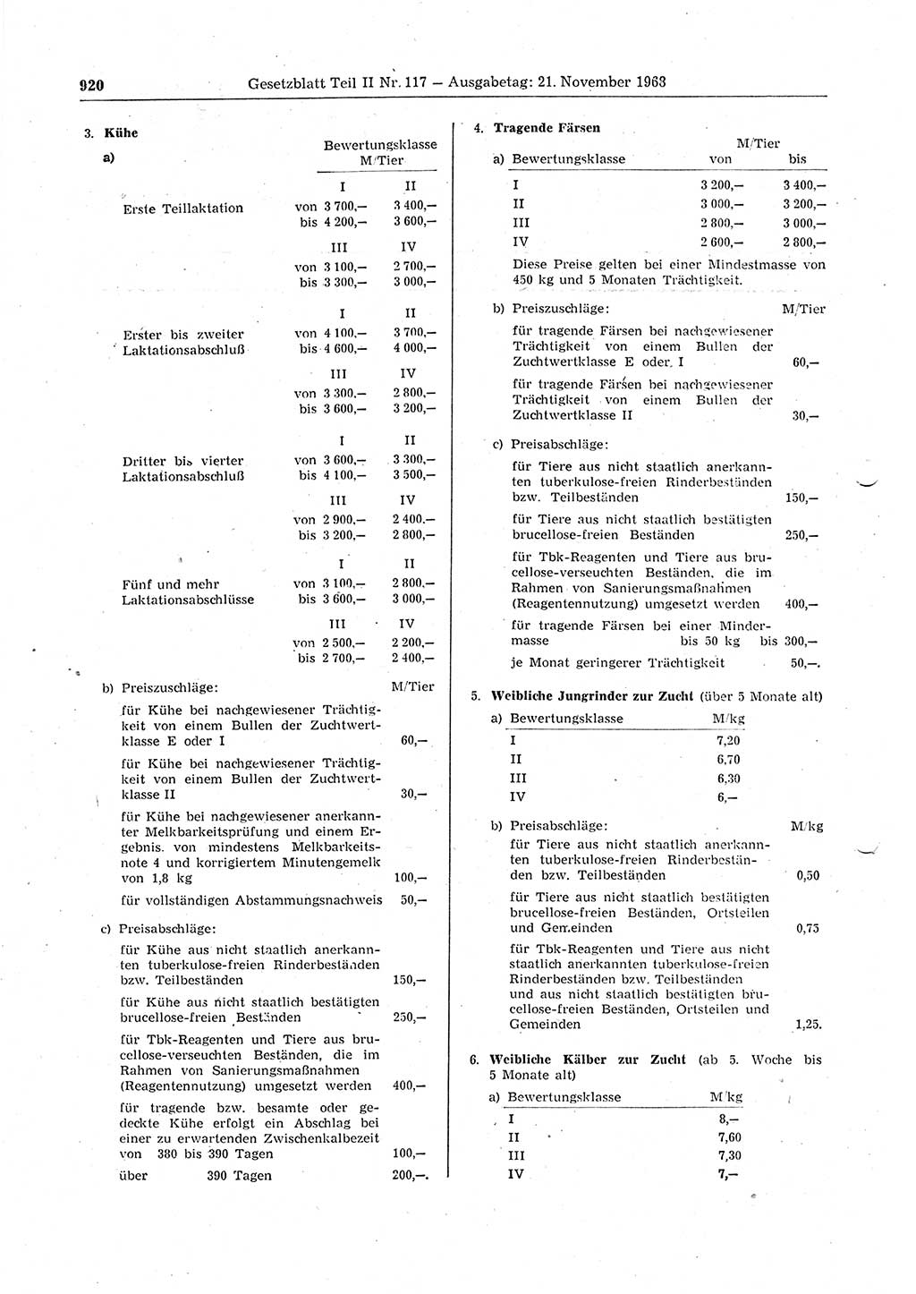 Gesetzblatt (GBl.) der Deutschen Demokratischen Republik (DDR) Teil ⅠⅠ 1968, Seite 920 (GBl. DDR ⅠⅠ 1968, S. 920)