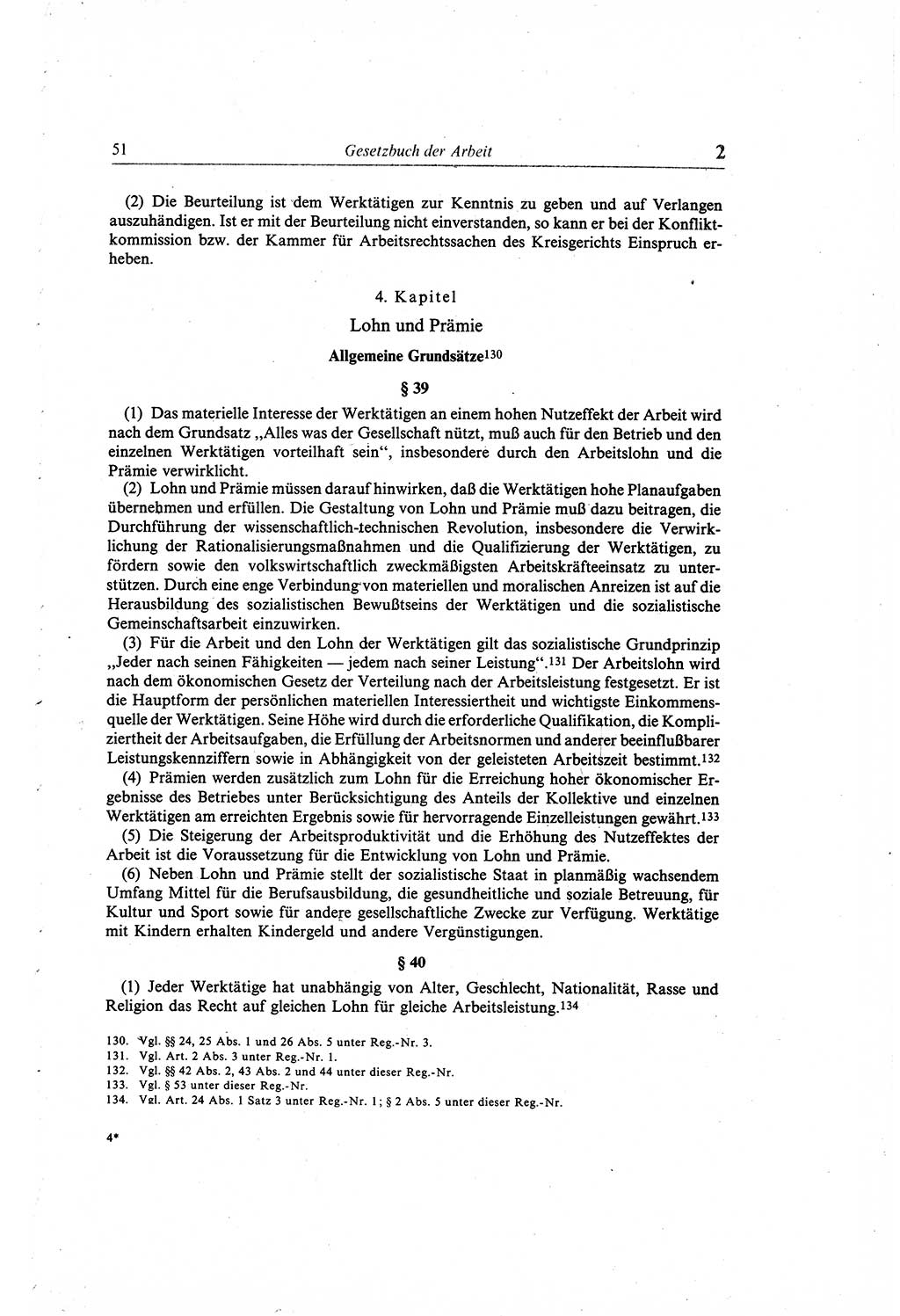 Gesetzbuch der Arbeit (GBA) und andere ausgewählte rechtliche Bestimmungen [Deutsche Demokratische Republik (DDR)] 1968, Seite 51 (GBA DDR 1968, S. 51)