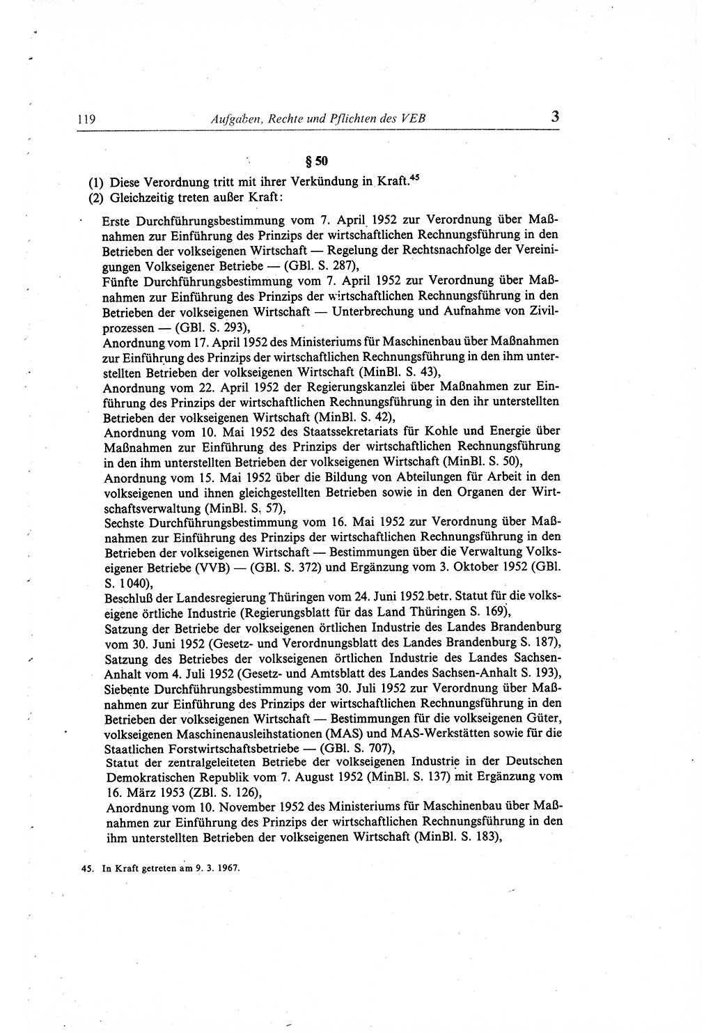 Gesetzbuch der Arbeit (GBA) und andere ausgewählte rechtliche Bestimmungen [Deutsche Demokratische Republik (DDR)] 1968, Seite 119 (GBA DDR 1968, S. 119)