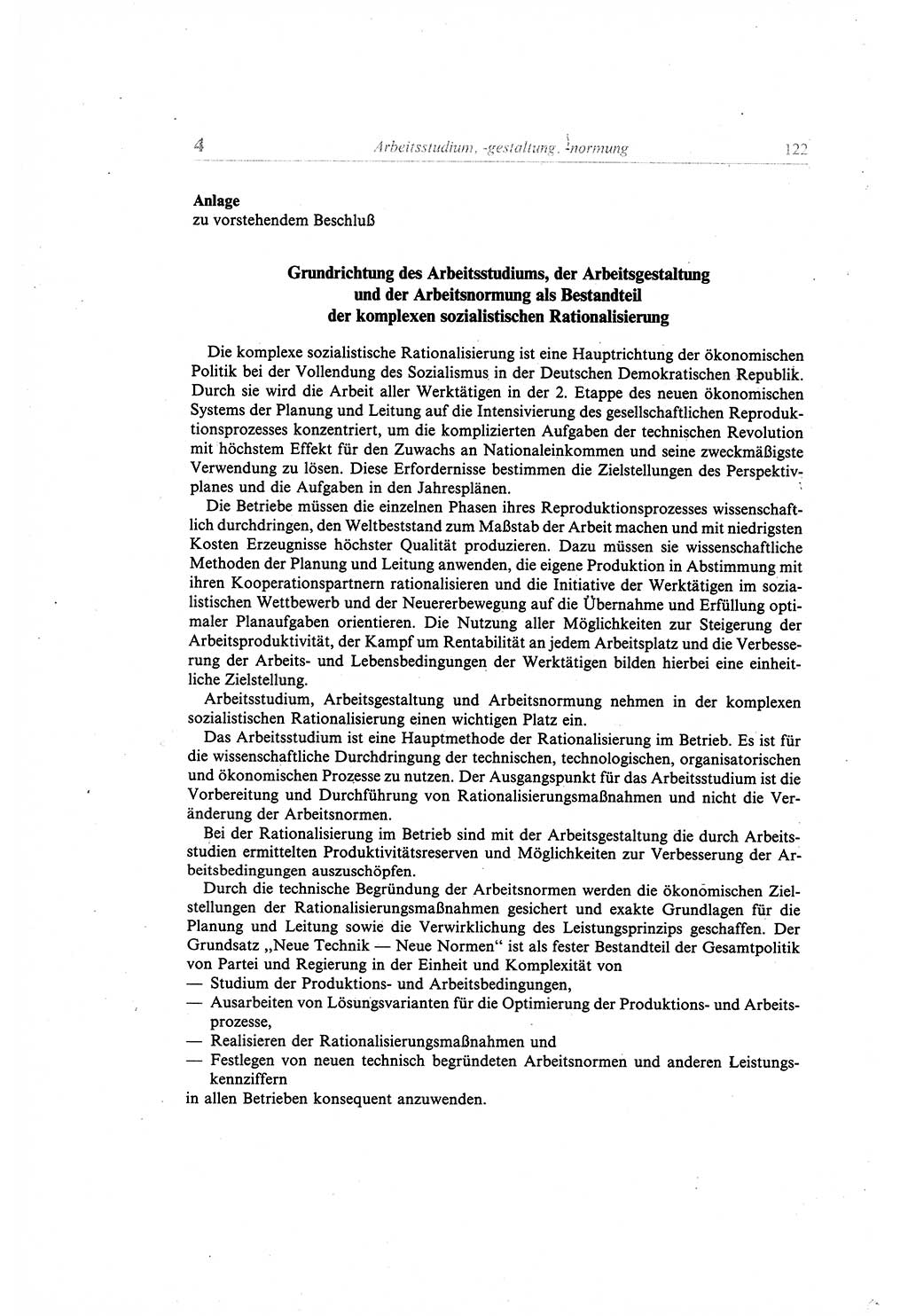 Gesetzbuch der Arbeit (GBA) und andere ausgewählte rechtliche Bestimmungen [Deutsche Demokratische Republik (DDR)] 1968, Seite 122 (GBA DDR 1968, S. 122)
