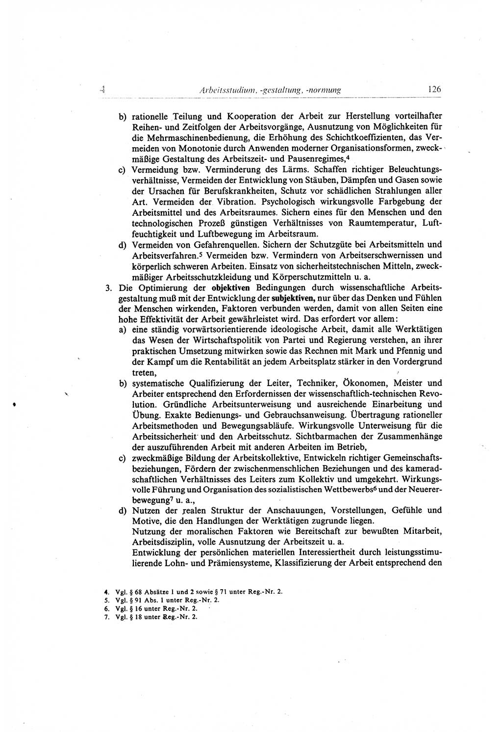 Gesetzbuch der Arbeit (GBA) und andere ausgewählte rechtliche Bestimmungen [Deutsche Demokratische Republik (DDR)] 1968, Seite 126 (GBA DDR 1968, S. 126)