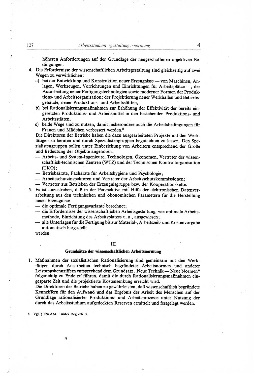 Gesetzbuch der Arbeit (GBA) und andere ausgewählte rechtliche Bestimmungen [Deutsche Demokratische Republik (DDR)] 1968, Seite 127 (GBA DDR 1968, S. 127)