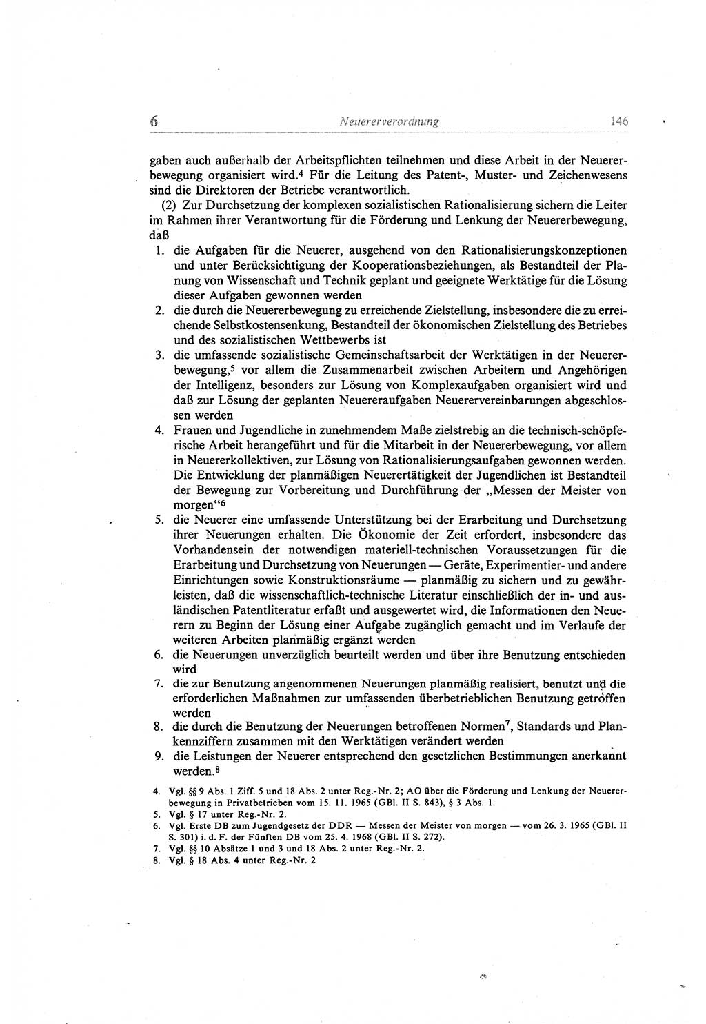Gesetzbuch der Arbeit (GBA) und andere ausgewählte rechtliche Bestimmungen [Deutsche Demokratische Republik (DDR)] 1968, Seite 146 (GBA DDR 1968, S. 146)