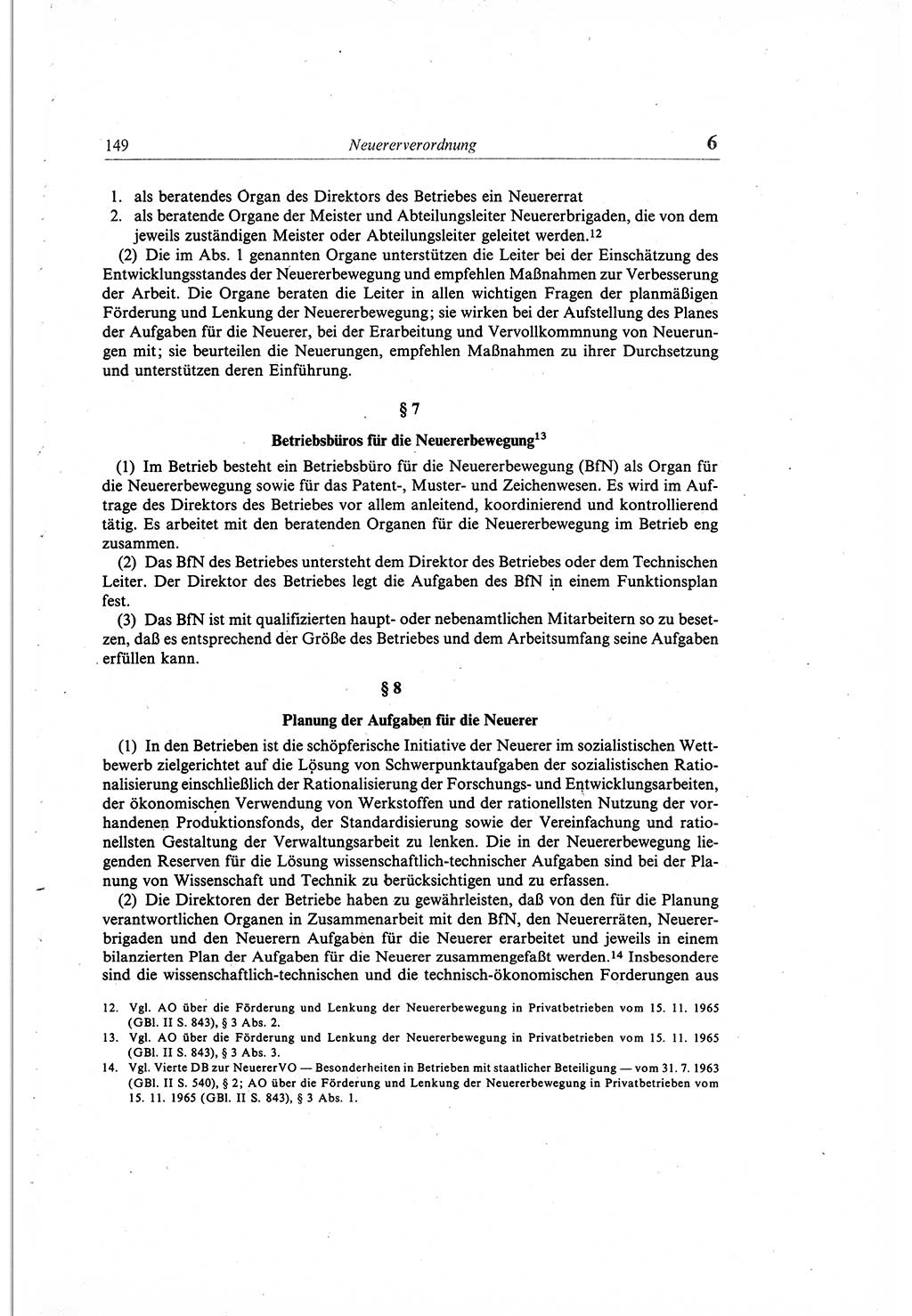 Gesetzbuch der Arbeit (GBA) und andere ausgewählte rechtliche Bestimmungen [Deutsche Demokratische Republik (DDR)] 1968, Seite 149 (GBA DDR 1968, S. 149)
