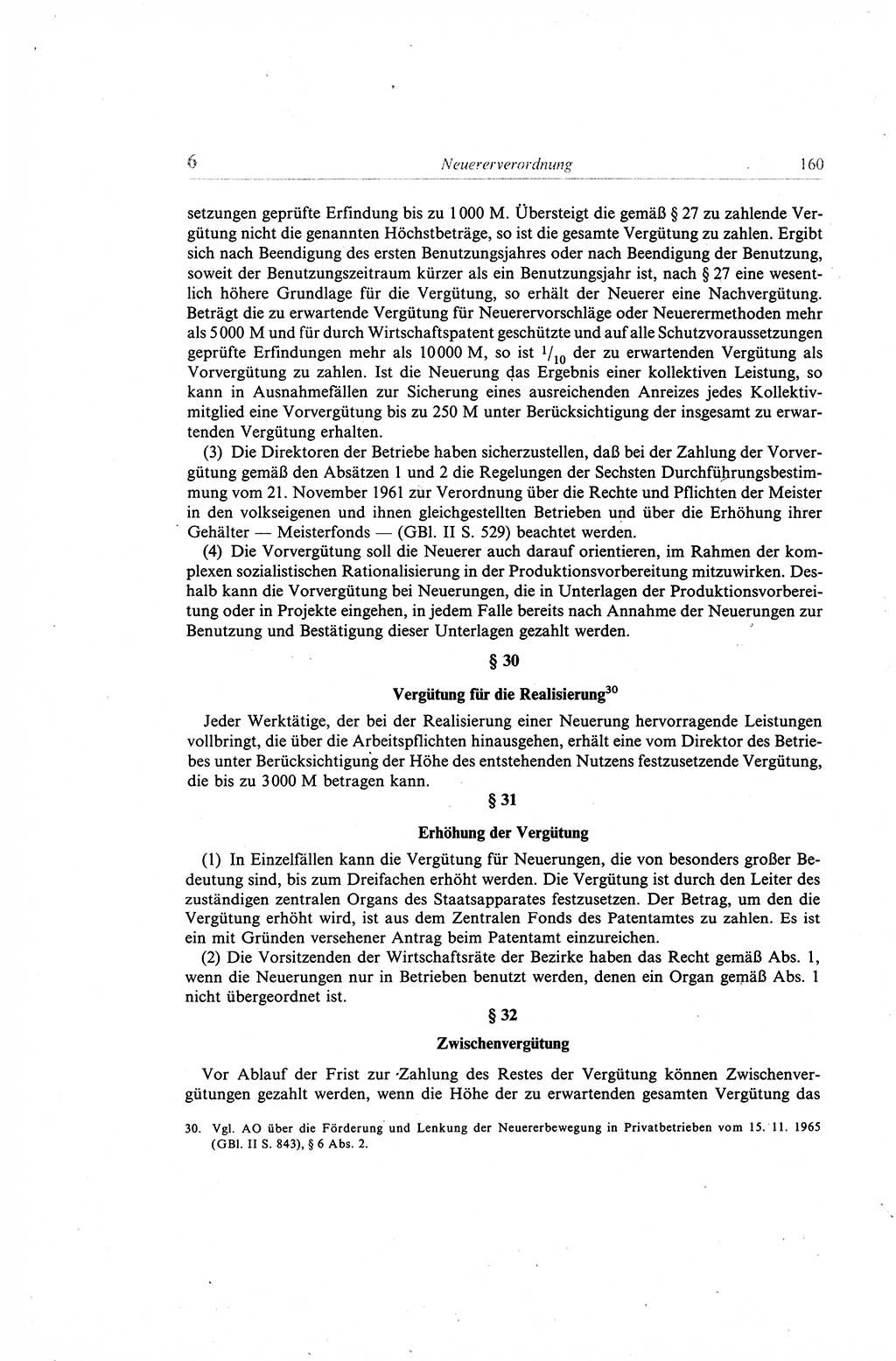 Gesetzbuch der Arbeit (GBA) und andere ausgewählte rechtliche Bestimmungen [Deutsche Demokratische Republik (DDR)] 1968, Seite 160 (GBA DDR 1968, S. 160)