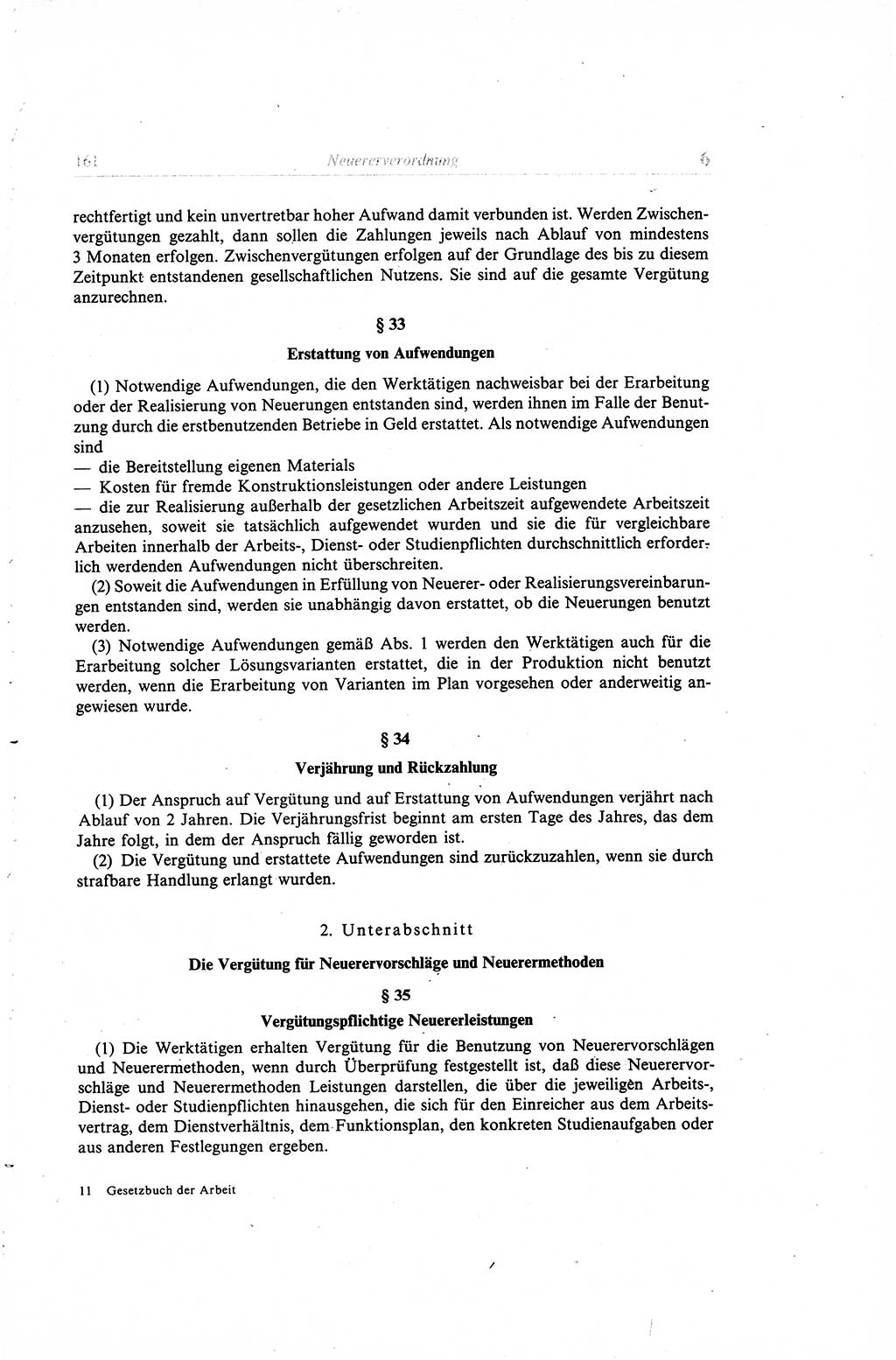 Gesetzbuch der Arbeit (GBA) und andere ausgewählte rechtliche Bestimmungen [Deutsche Demokratische Republik (DDR)] 1968, Seite 161 (GBA DDR 1968, S. 161)