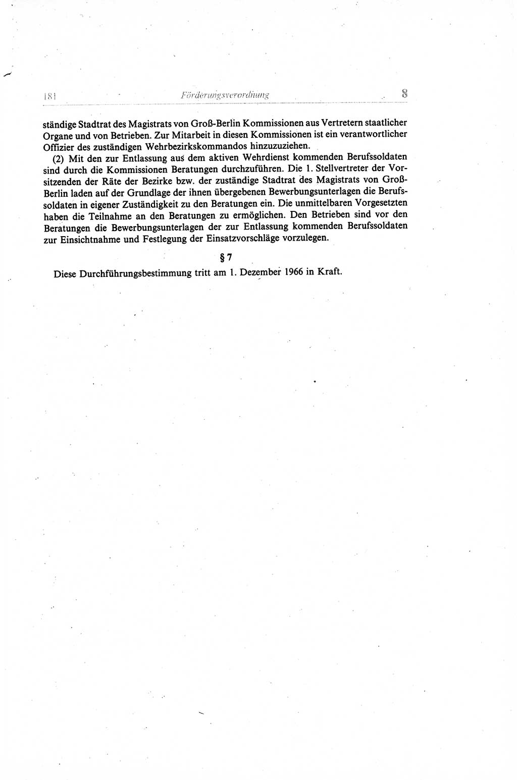 Gesetzbuch der Arbeit (GBA) und andere ausgewählte rechtliche Bestimmungen [Deutsche Demokratische Republik (DDR)] 1968, Seite 181 (GBA DDR 1968, S. 181)