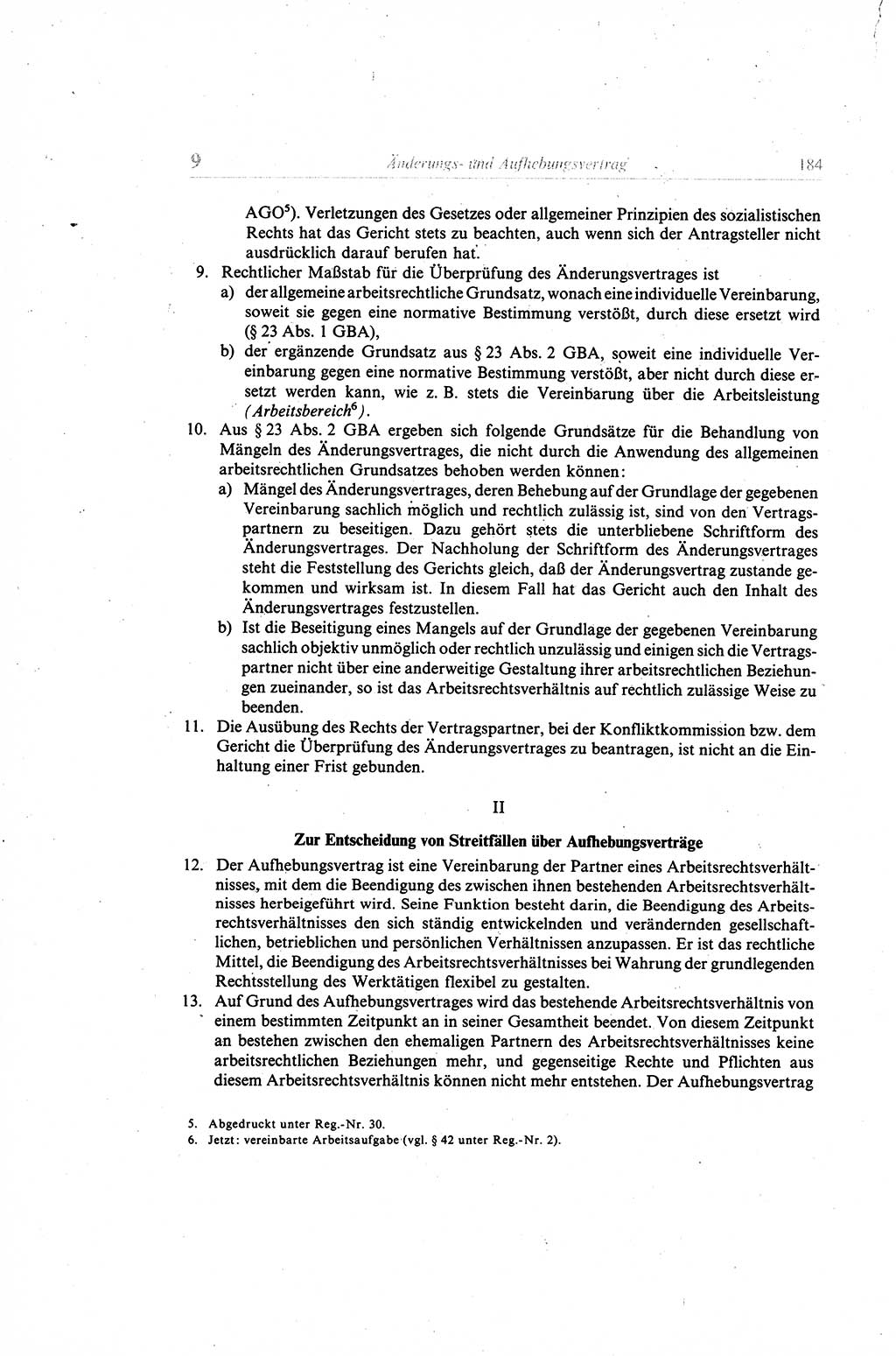 Gesetzbuch der Arbeit (GBA) und andere ausgewählte rechtliche Bestimmungen [Deutsche Demokratische Republik (DDR)] 1968, Seite 184 (GBA DDR 1968, S. 184)