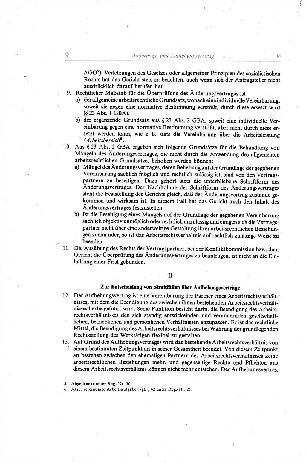 Gesetzbuch der Arbeit (GBA) und andere ausgewählte rechtliche Bestimmungen [Deutsche Demokratische Republik (DDR)] 1968, Seite 184 (GBA DDR 1968, S. 184)