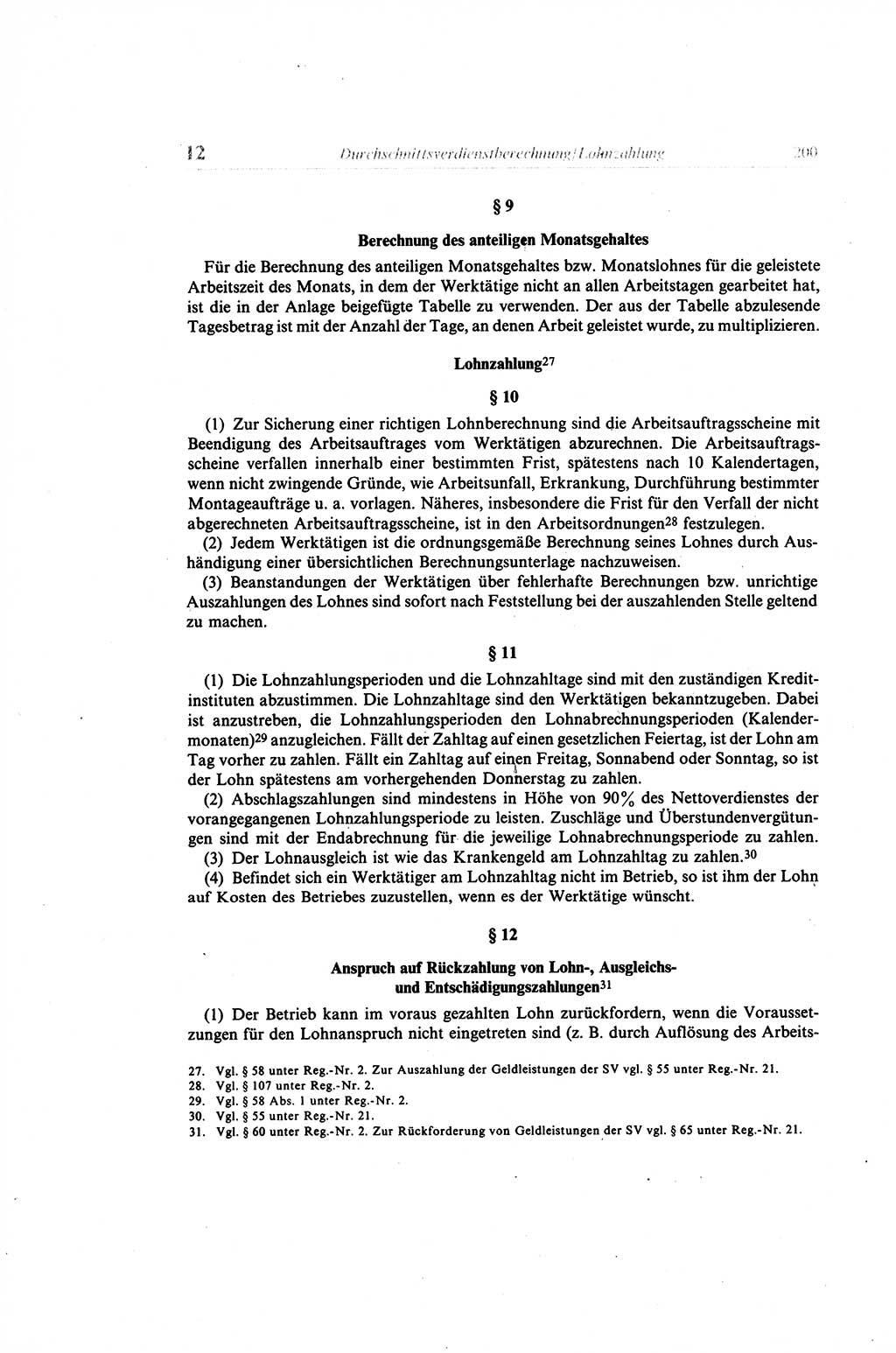 Gesetzbuch der Arbeit (GBA) und andere ausgewählte rechtliche Bestimmungen [Deutsche Demokratische Republik (DDR)] 1968, Seite 200 (GBA DDR 1968, S. 200)