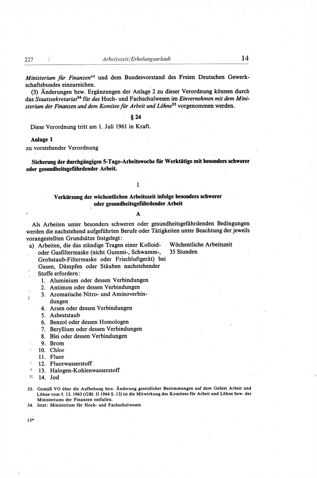 Gesetzbuch der Arbeit (GBA) und andere ausgewählte rechtliche Bestimmungen [Deutsche Demokratische Republik (DDR)] 1968, Seite 227 (GBA DDR 1968, S. 227)