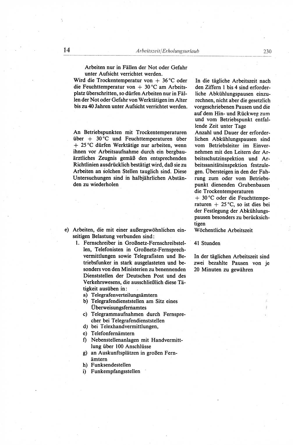 Gesetzbuch der Arbeit (GBA) und andere ausgewählte rechtliche Bestimmungen [Deutsche Demokratische Republik (DDR)] 1968, Seite 230 (GBA DDR 1968, S. 230)