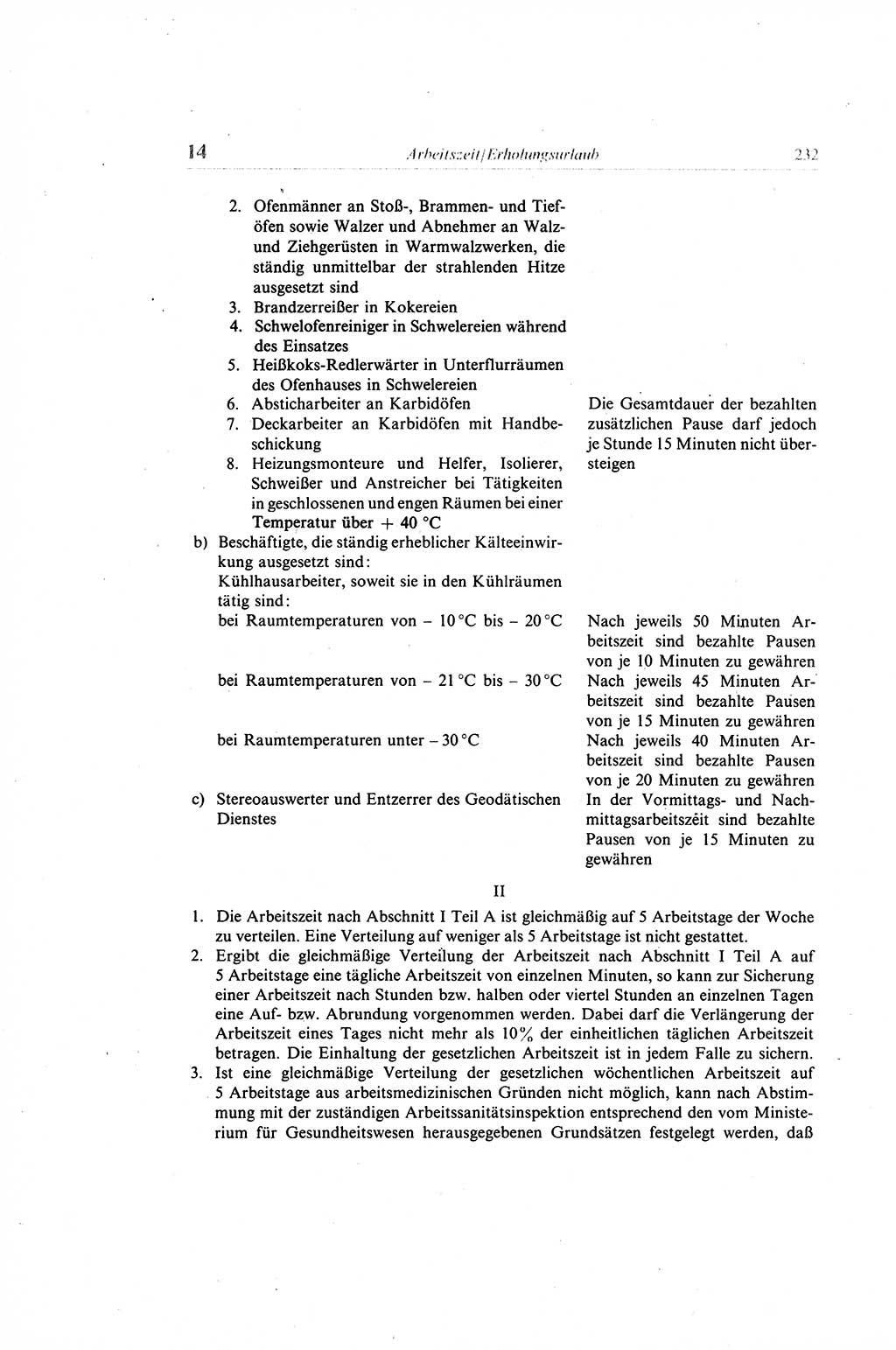 Gesetzbuch der Arbeit (GBA) und andere ausgewählte rechtliche Bestimmungen [Deutsche Demokratische Republik (DDR)] 1968, Seite 232 (GBA DDR 1968, S. 232)