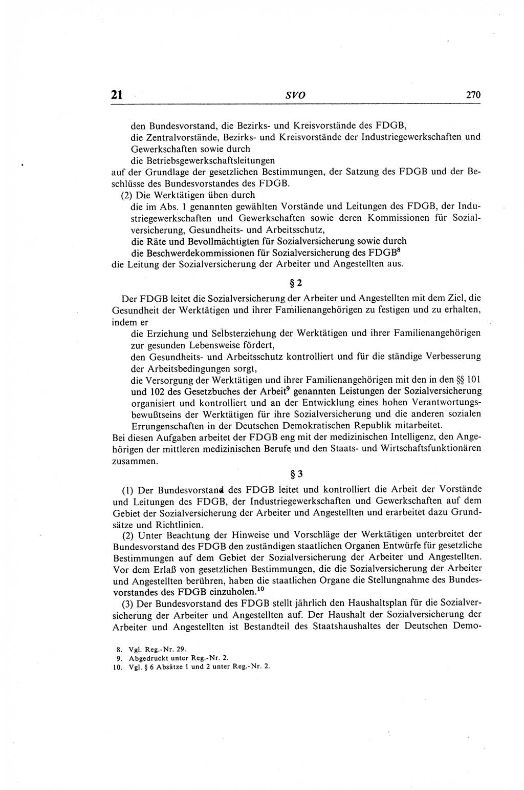 Gesetzbuch der Arbeit (GBA) und andere ausgewählte rechtliche Bestimmungen [Deutsche Demokratische Republik (DDR)] 1968, Seite 270 (GBA DDR 1968, S. 270)