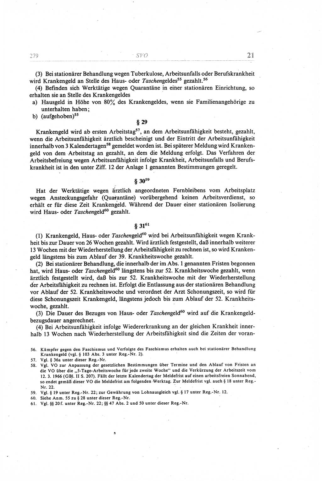 Gesetzbuch der Arbeit (GBA) und andere ausgewählte rechtliche Bestimmungen [Deutsche Demokratische Republik (DDR)] 1968, Seite 279 (GBA DDR 1968, S. 279)