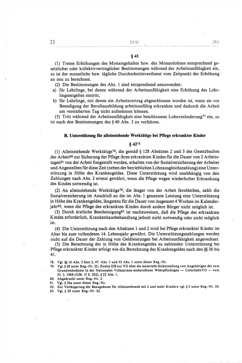 Gesetzbuch der Arbeit (GBA) und andere ausgewählte rechtliche Bestimmungen [Deutsche Demokratische Republik (DDR)] 1968, Seite 284 (GBA DDR 1968, S. 284)