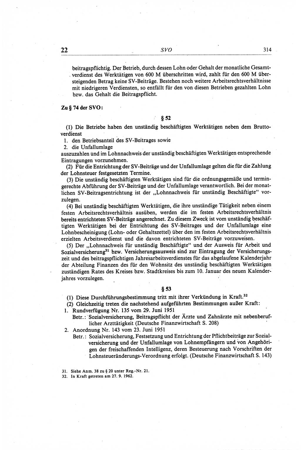 Gesetzbuch der Arbeit (GBA) und andere ausgewählte rechtliche Bestimmungen [Deutsche Demokratische Republik (DDR)] 1968, Seite 314 (GBA DDR 1968, S. 314)
