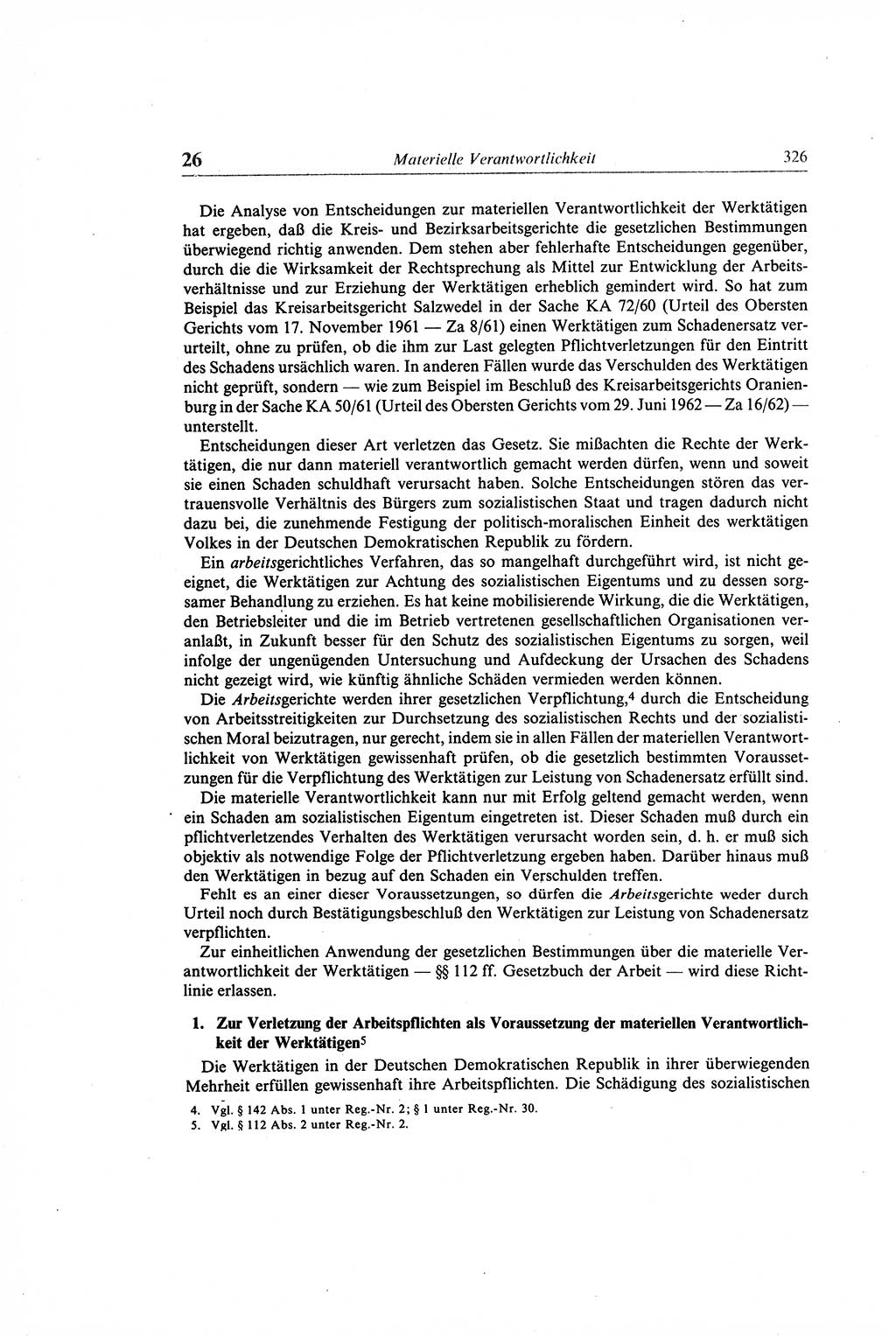 Gesetzbuch der Arbeit (GBA) und andere ausgewählte rechtliche Bestimmungen [Deutsche Demokratische Republik (DDR)] 1968, Seite 326 (GBA DDR 1968, S. 326)
