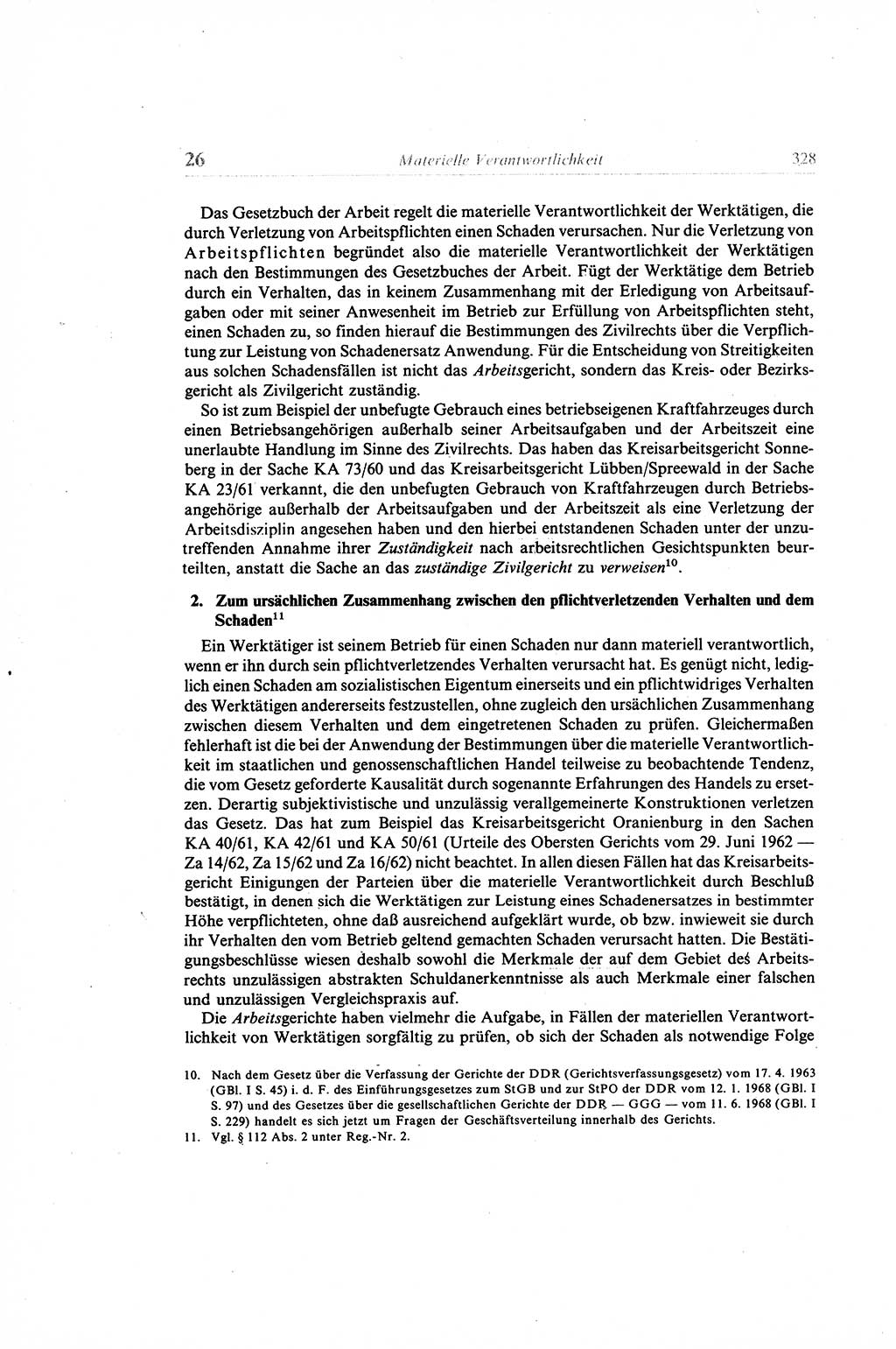 Gesetzbuch der Arbeit (GBA) und andere ausgewählte rechtliche Bestimmungen [Deutsche Demokratische Republik (DDR)] 1968, Seite 328 (GBA DDR 1968, S. 328)