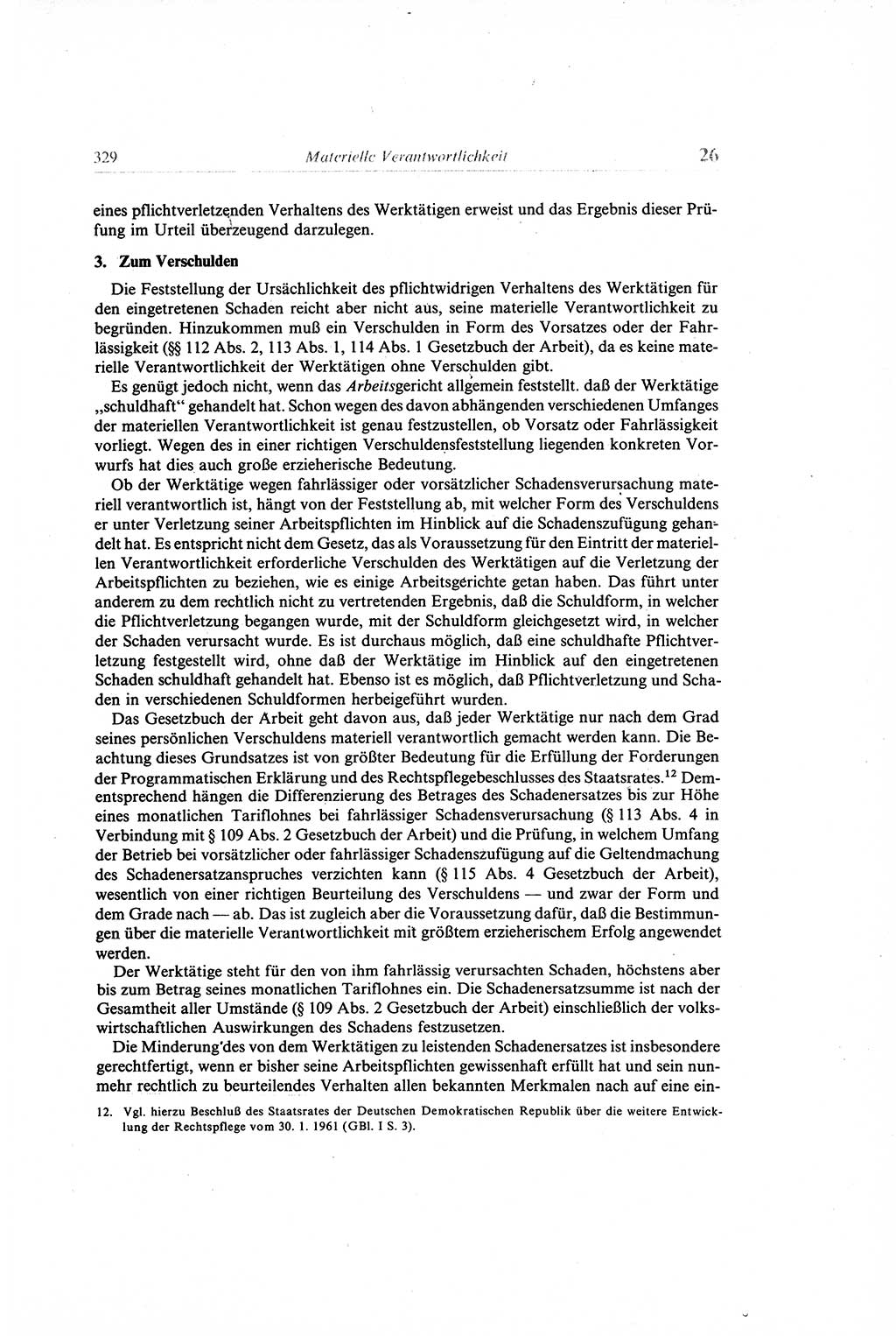 Gesetzbuch der Arbeit (GBA) und andere ausgewählte rechtliche Bestimmungen [Deutsche Demokratische Republik (DDR)] 1968, Seite 329 (GBA DDR 1968, S. 329)