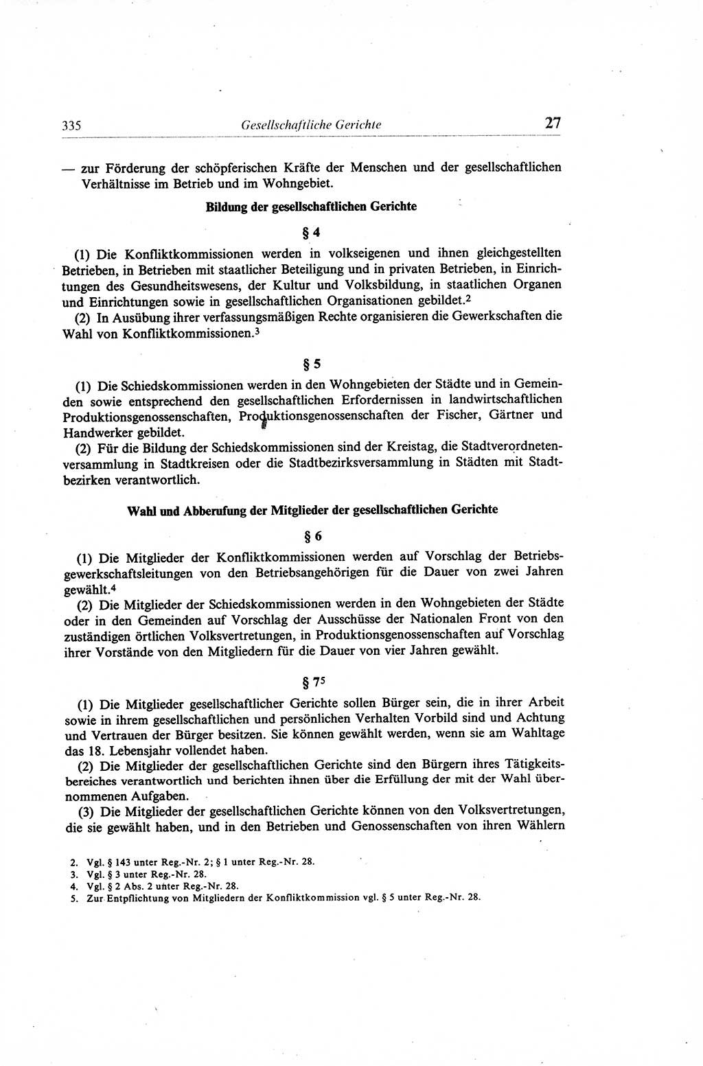 Gesetzbuch der Arbeit (GBA) und andere ausgewählte rechtliche Bestimmungen [Deutsche Demokratische Republik (DDR)] 1968, Seite 335 (GBA DDR 1968, S. 335)