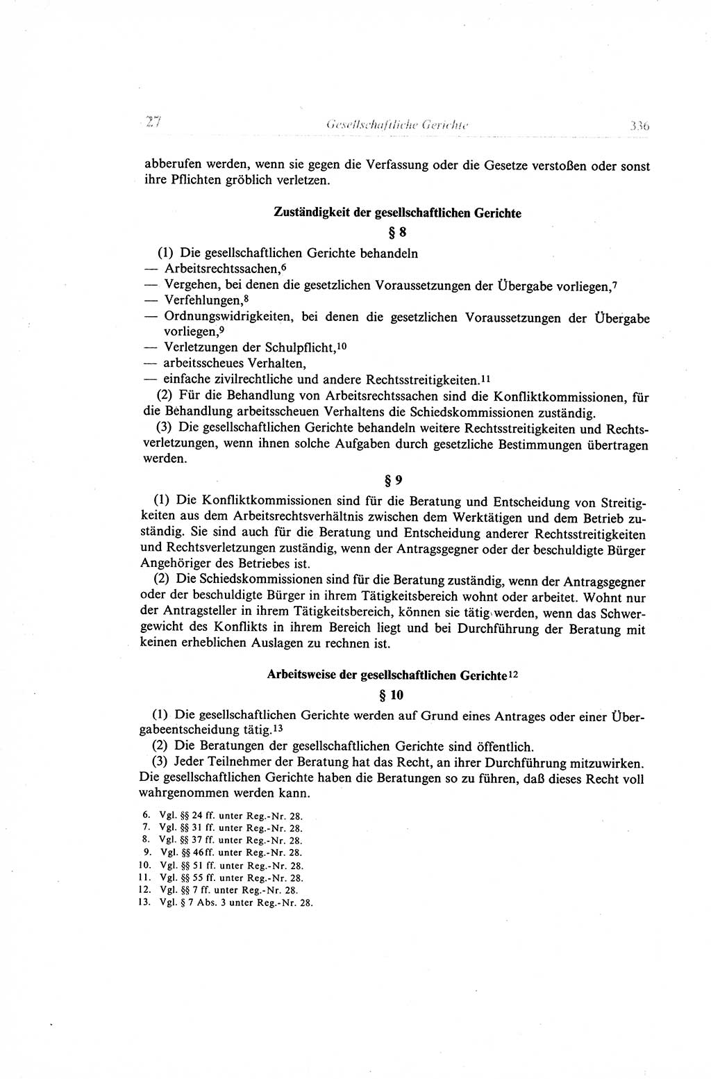 Gesetzbuch der Arbeit (GBA) und andere ausgewählte rechtliche Bestimmungen [Deutsche Demokratische Republik (DDR)] 1968, Seite 336 (GBA DDR 1968, S. 336)