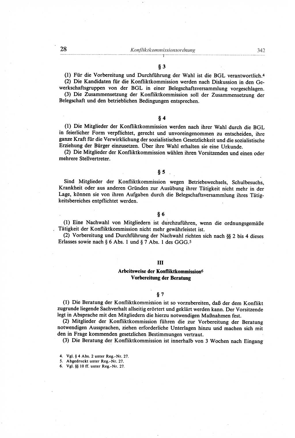 Gesetzbuch der Arbeit (GBA) und andere ausgewählte rechtliche Bestimmungen [Deutsche Demokratische Republik (DDR)] 1968, Seite 342 (GBA DDR 1968, S. 342)