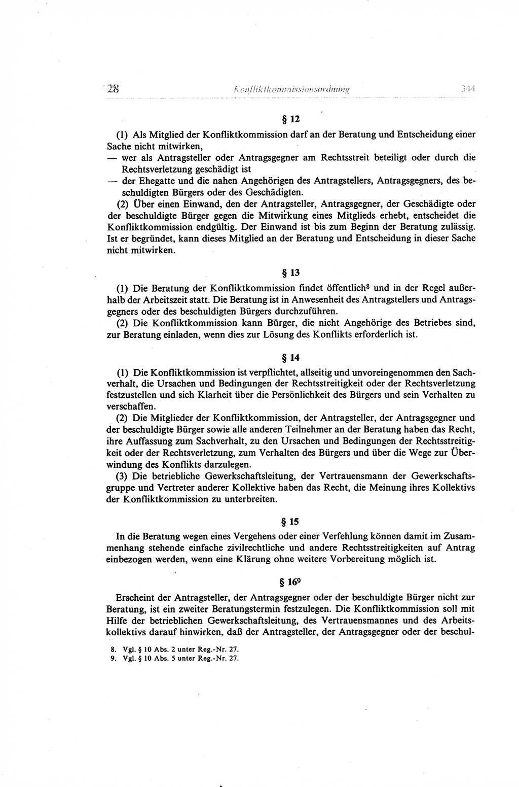 Gesetzbuch der Arbeit (GBA) und andere ausgewählte rechtliche Bestimmungen [Deutsche Demokratische Republik (DDR)] 1968, Seite 344 (GBA DDR 1968, S. 344)
