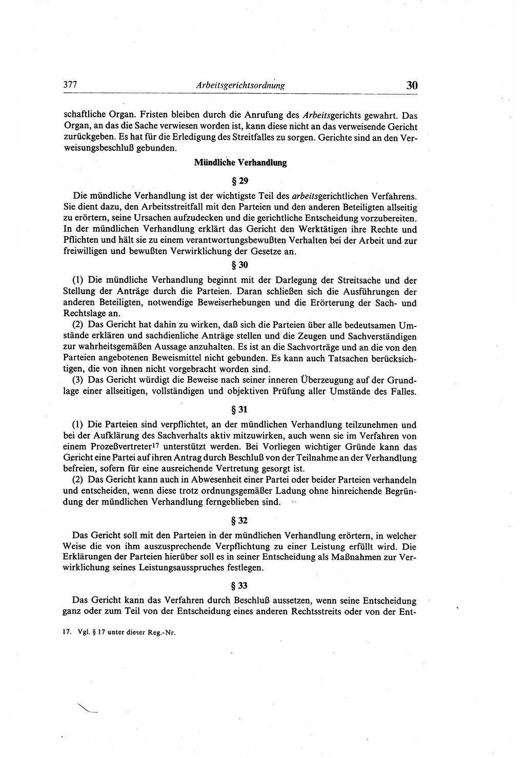 Gesetzbuch der Arbeit (GBA) und andere ausgewählte rechtliche Bestimmungen [Deutsche Demokratische Republik (DDR)] 1968, Seite 377 (GBA DDR 1968, S. 377)