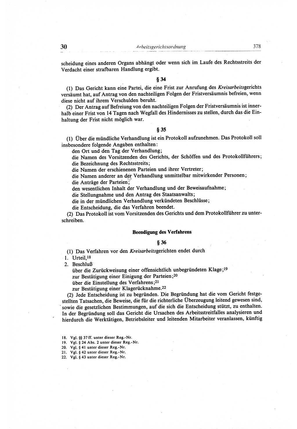 Gesetzbuch der Arbeit (GBA) und andere ausgewählte rechtliche Bestimmungen [Deutsche Demokratische Republik (DDR)] 1968, Seite 378 (GBA DDR 1968, S. 378)