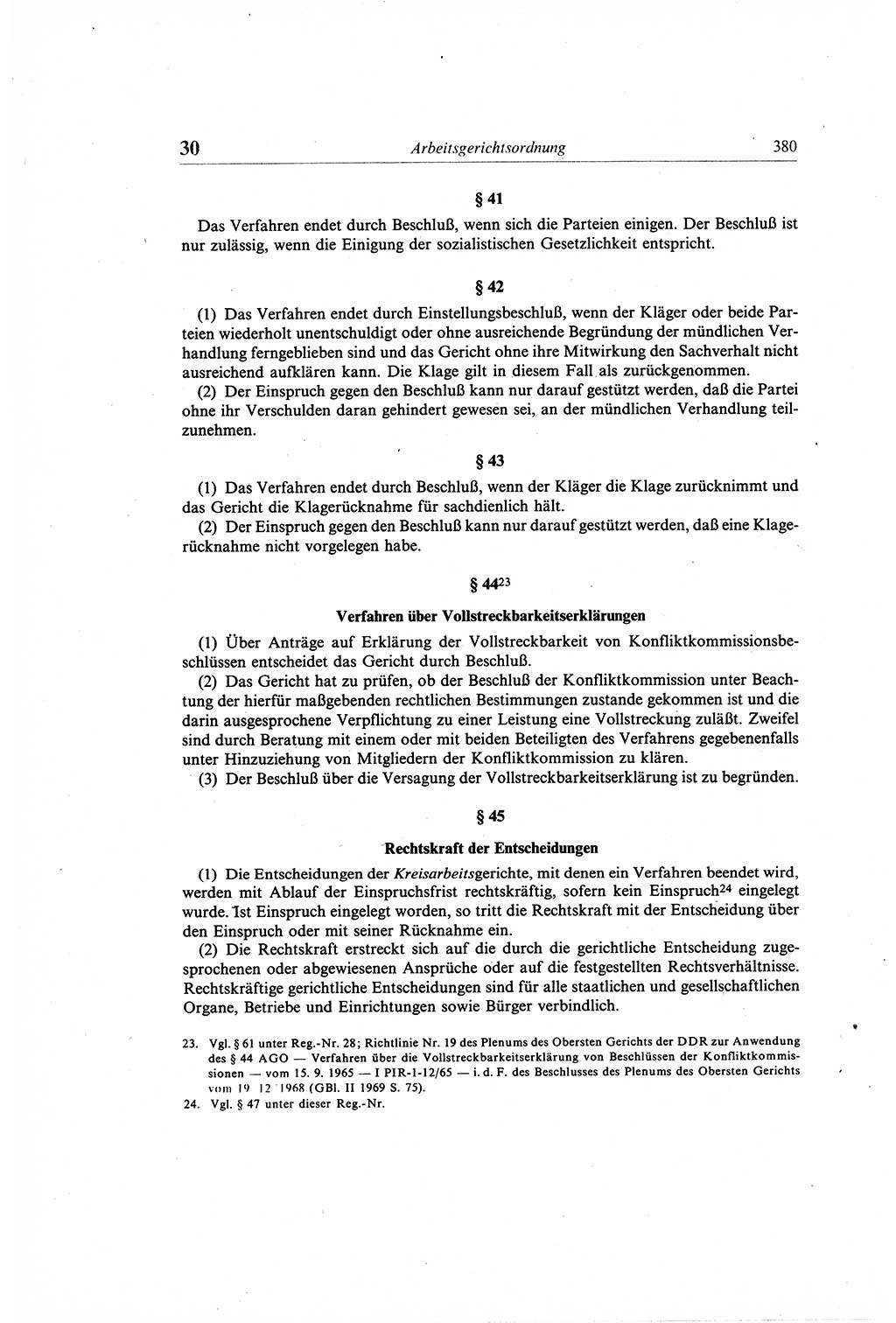 Gesetzbuch der Arbeit (GBA) und andere ausgewählte rechtliche Bestimmungen [Deutsche Demokratische Republik (DDR)] 1968, Seite 380 (GBA DDR 1968, S. 380)