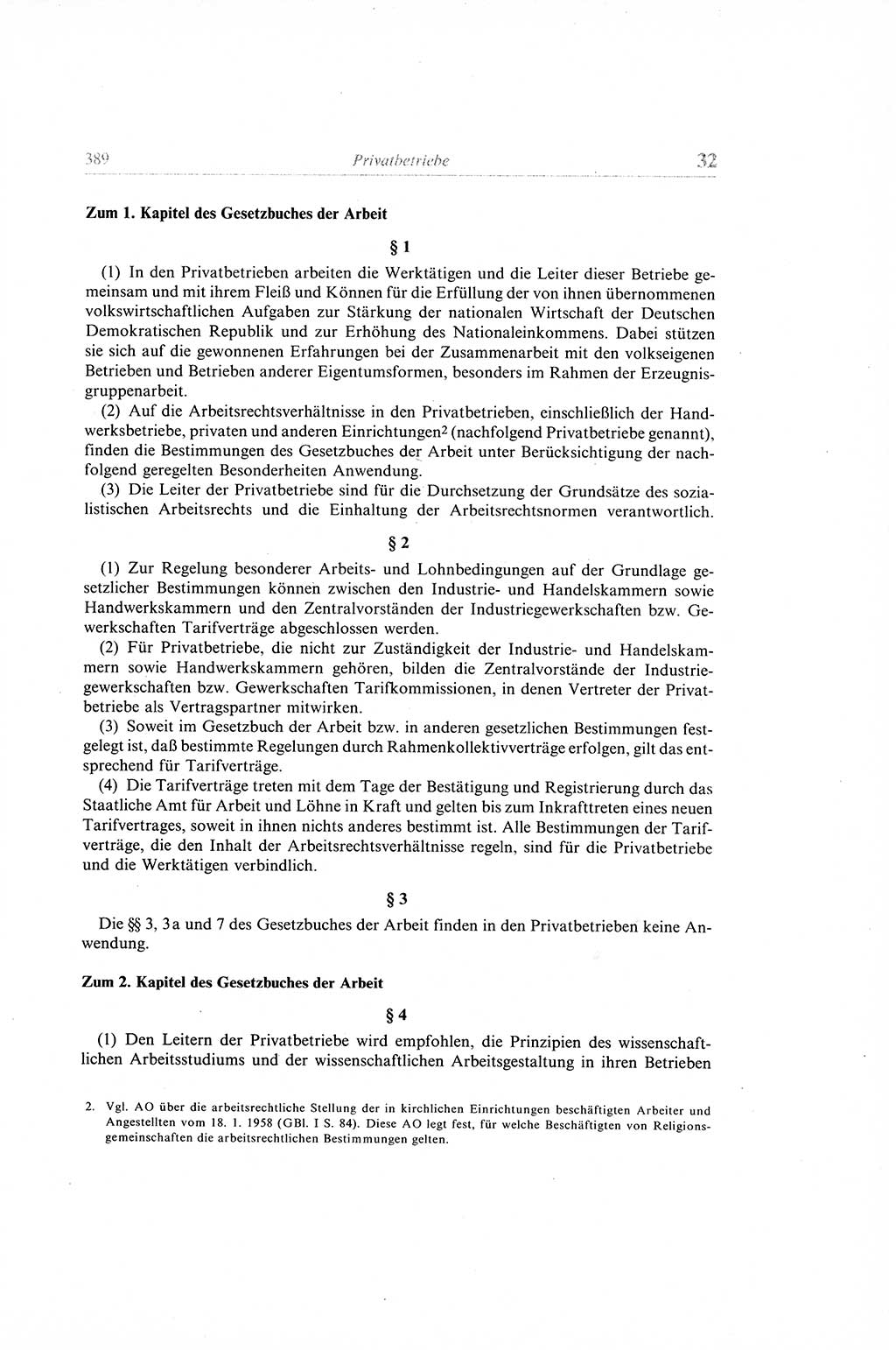 Gesetzbuch der Arbeit (GBA) und andere ausgewählte rechtliche Bestimmungen [Deutsche Demokratische Republik (DDR)] 1968, Seite 389 (GBA DDR 1968, S. 389)