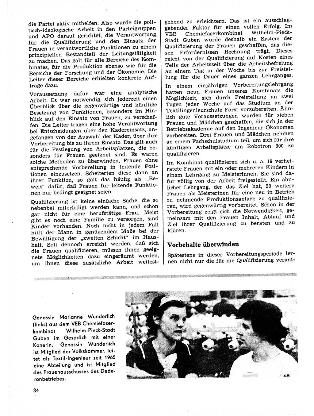Neuer Weg (NW), Organ des Zentralkomitees (ZK) der SED (Sozialistische Einheitspartei Deutschlands) für Fragen des Parteilebens, 23. Jahrgang [Deutsche Demokratische Republik (DDR)] 1968, Seite 34 (NW ZK SED DDR 1968, S. 34)