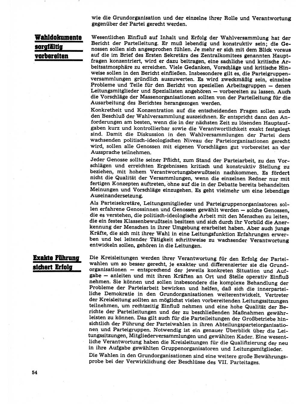 Neuer Weg (NW), Organ des Zentralkomitees (ZK) der SED (Sozialistische Einheitspartei Deutschlands) für Fragen des Parteilebens, 23. Jahrgang [Deutsche Demokratische Republik (DDR)] 1968, Seite 54 (NW ZK SED DDR 1968, S. 54)