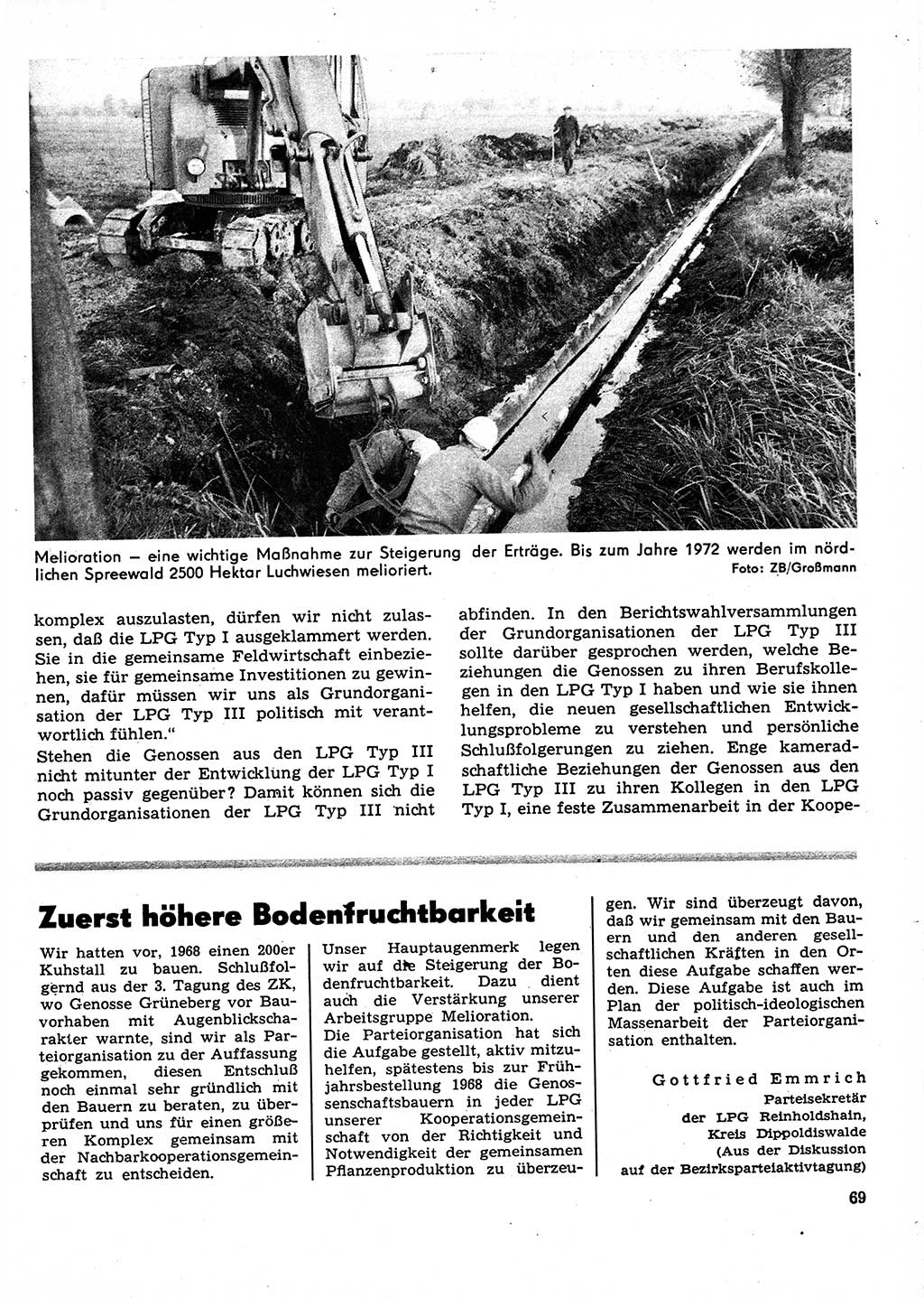 Neuer Weg (NW), Organ des Zentralkomitees (ZK) der SED (Sozialistische Einheitspartei Deutschlands) für Fragen des Parteilebens, 23. Jahrgang [Deutsche Demokratische Republik (DDR)] 1968, Seite 69 (NW ZK SED DDR 1968, S. 69)