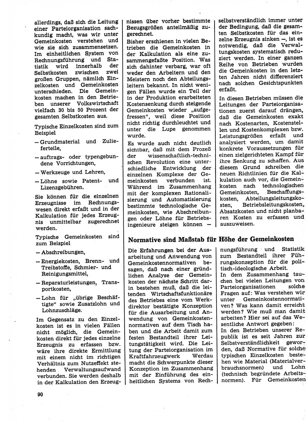 Neuer Weg (NW), Organ des Zentralkomitees (ZK) der SED (Sozialistische Einheitspartei Deutschlands) für Fragen des Parteilebens, 23. Jahrgang [Deutsche Demokratische Republik (DDR)] 1968, Seite 90 (NW ZK SED DDR 1968, S. 90)