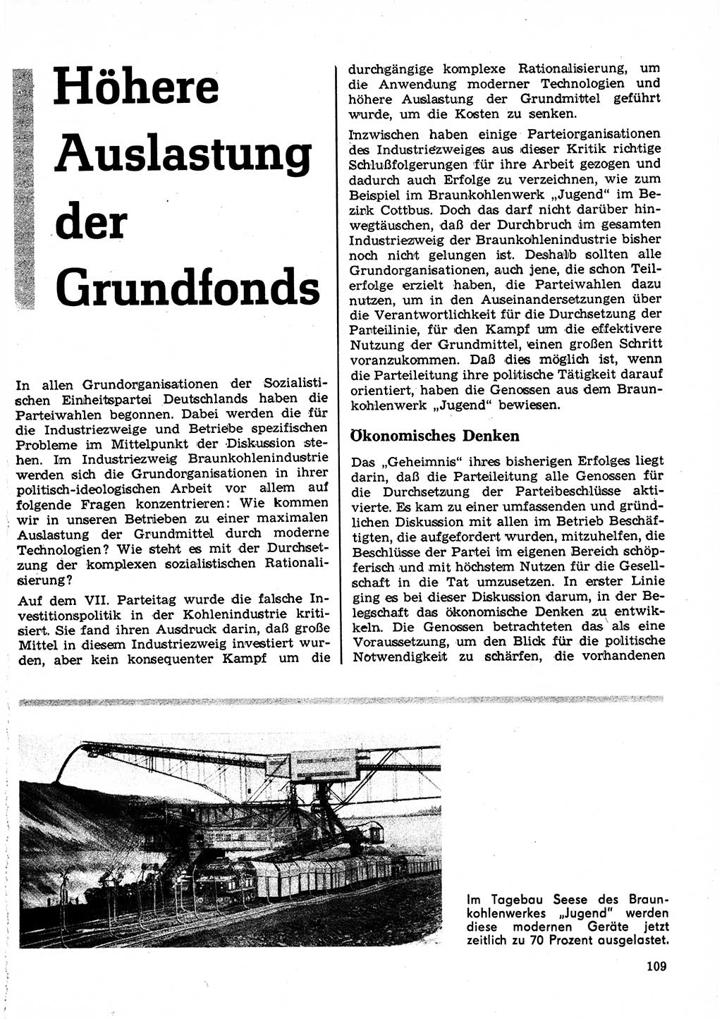 Neuer Weg (NW), Organ des Zentralkomitees (ZK) der SED (Sozialistische Einheitspartei Deutschlands) für Fragen des Parteilebens, 23. Jahrgang [Deutsche Demokratische Republik (DDR)] 1968, Seite 109 (NW ZK SED DDR 1968, S. 109)