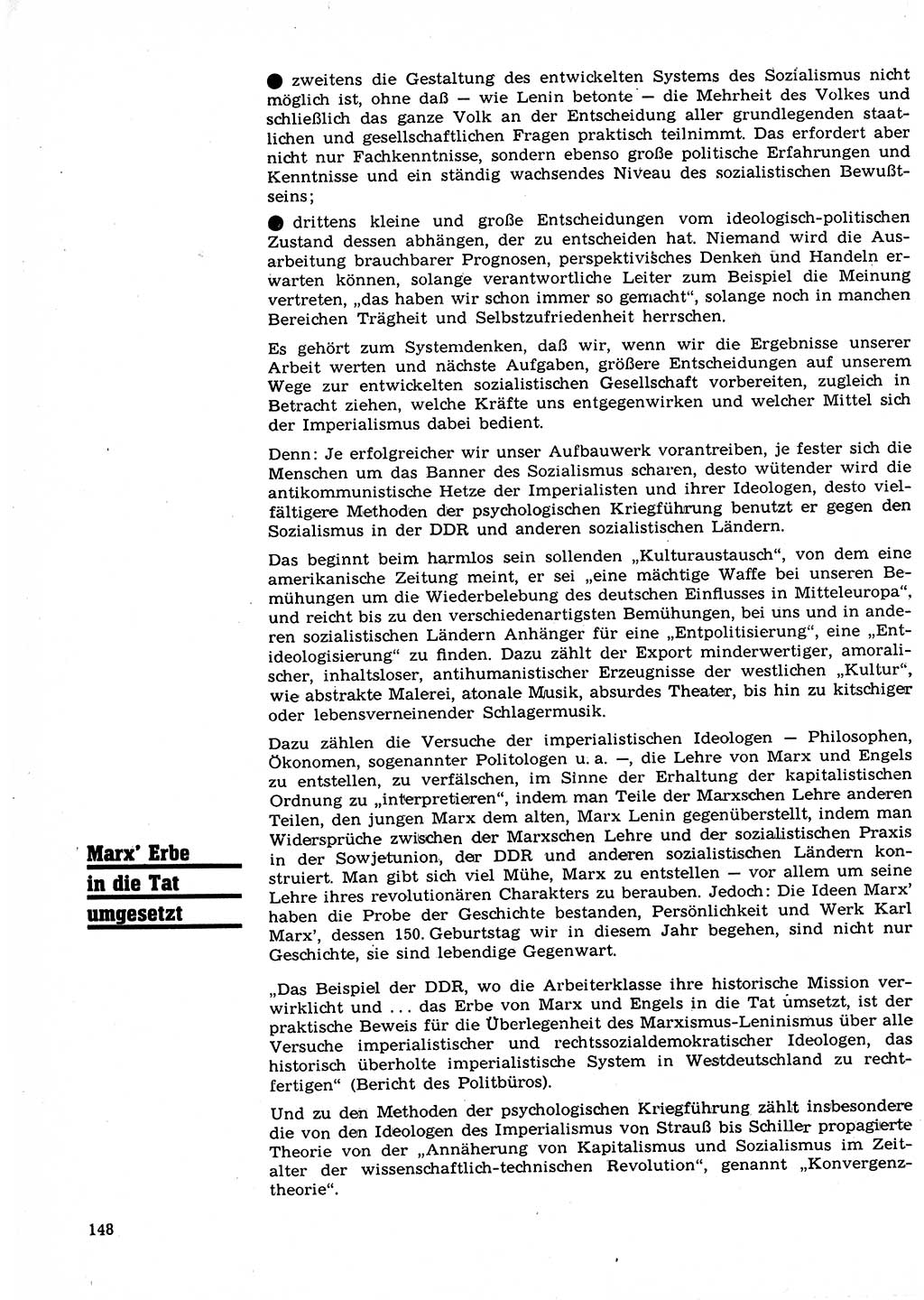 Neuer Weg (NW), Organ des Zentralkomitees (ZK) der SED (Sozialistische Einheitspartei Deutschlands) für Fragen des Parteilebens, 23. Jahrgang [Deutsche Demokratische Republik (DDR)] 1968, Seite 148 (NW ZK SED DDR 1968, S. 148)